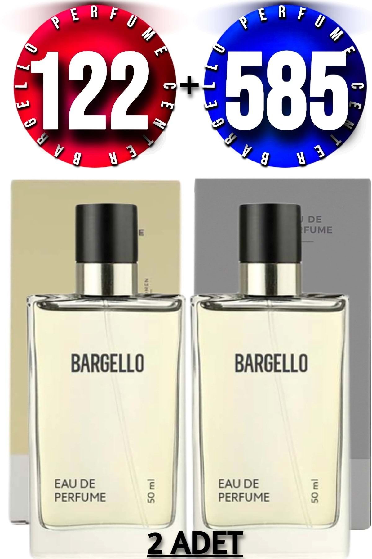 Bargello 122 Oriental Kadın Parfüm 50 ml Edp 585 Floral Erkek Parfüm 50 ml Edp
