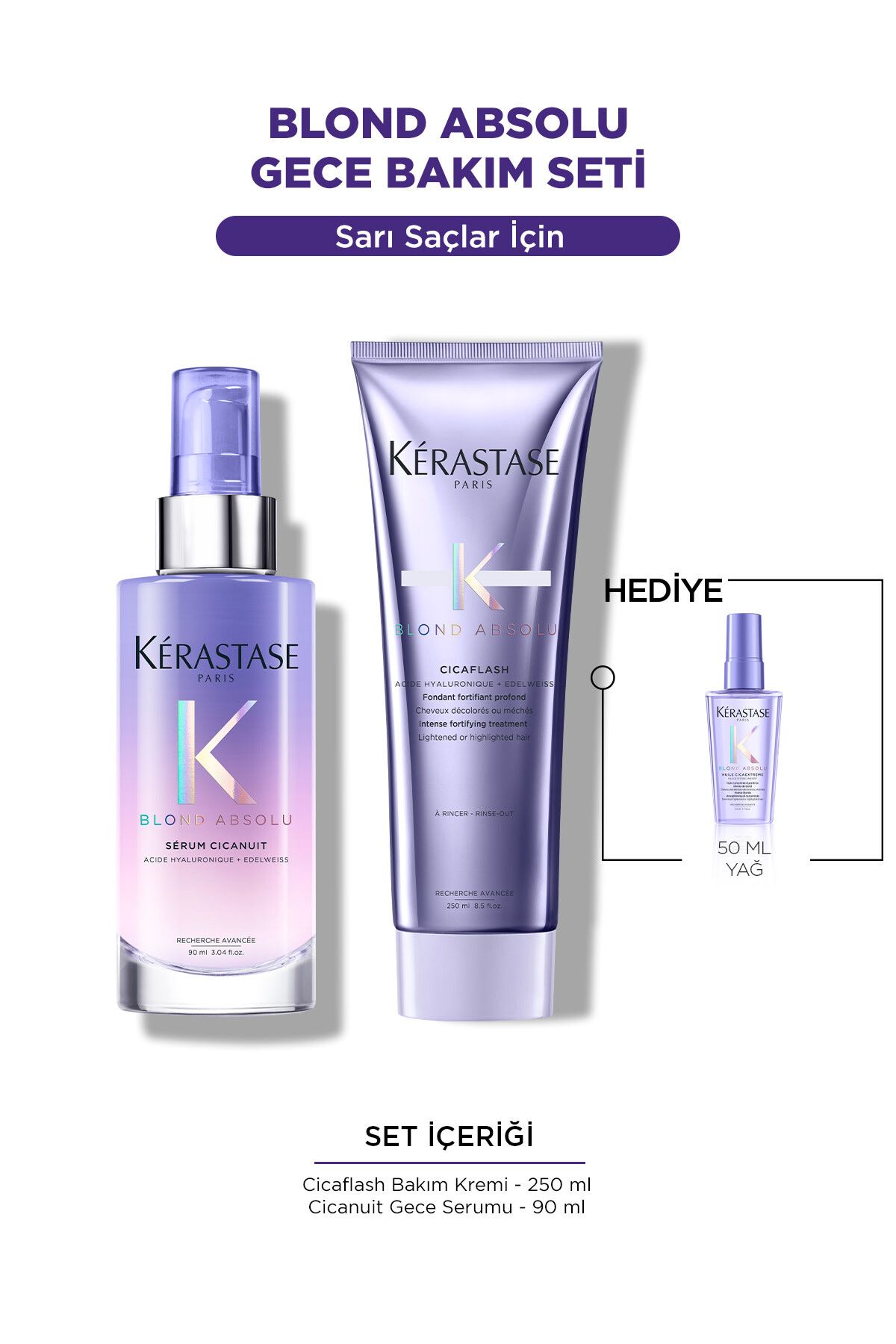 Kerastase Blond Absolu Sarı Saçlar Için Hediyeli Bakım Seti