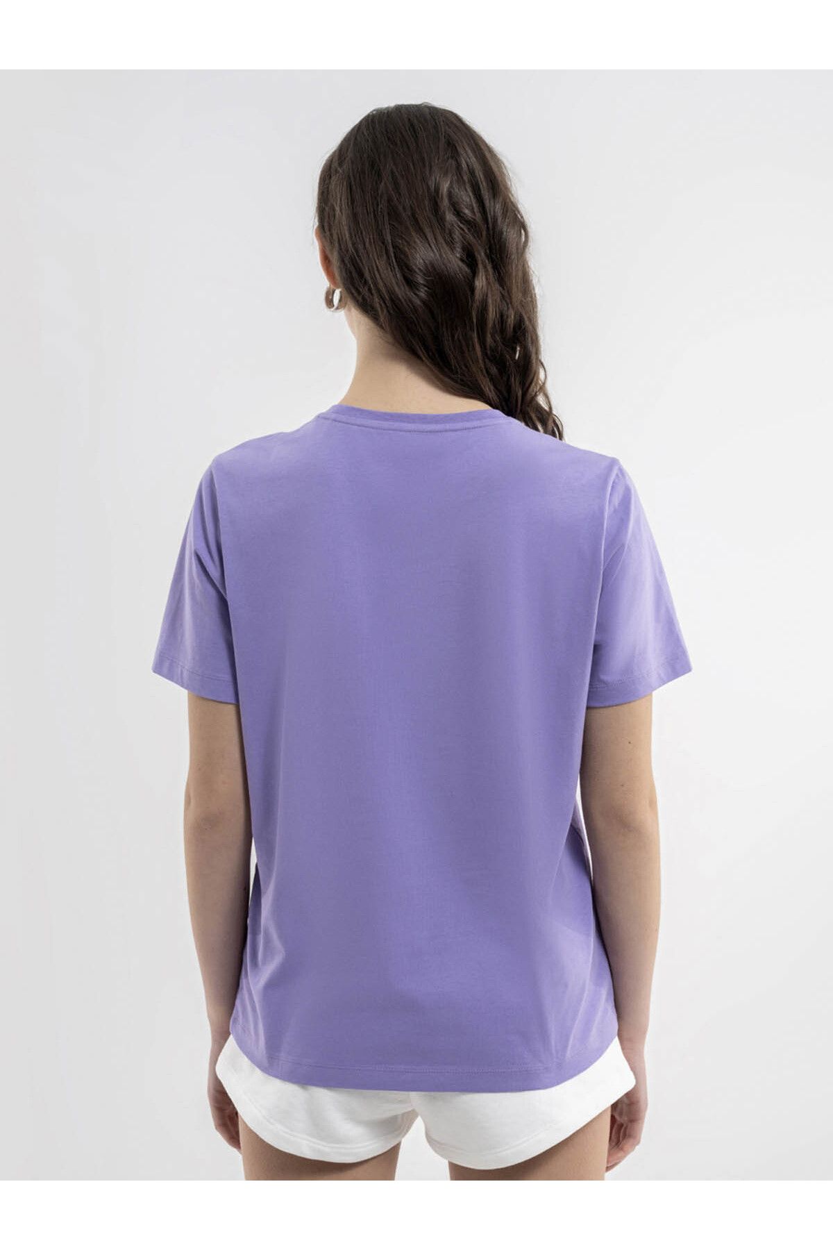 Loft Kadın T-shirt Mor Lf2033154