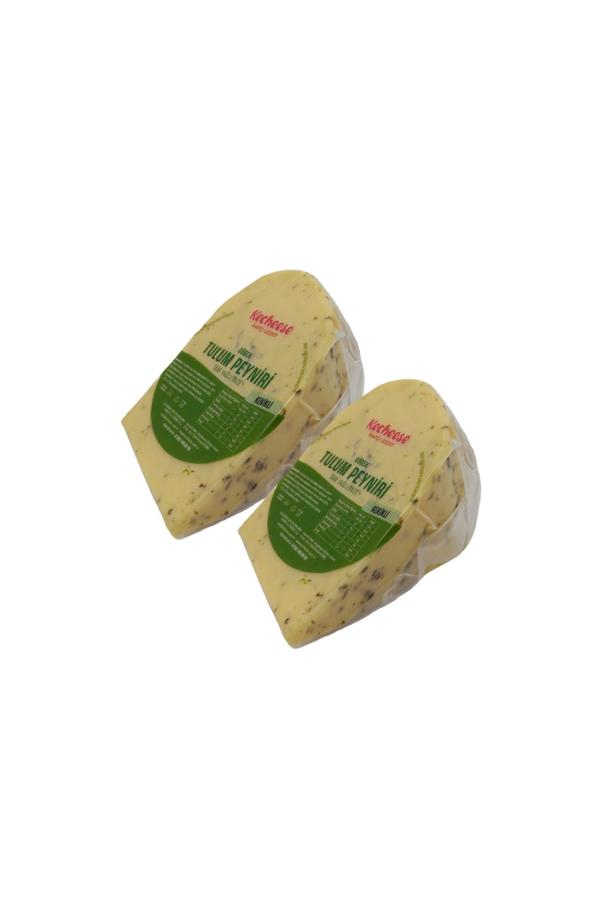KECHEESE Tam Yağlı Kekikli Göbek Tulum Peyniri 2x500 gr