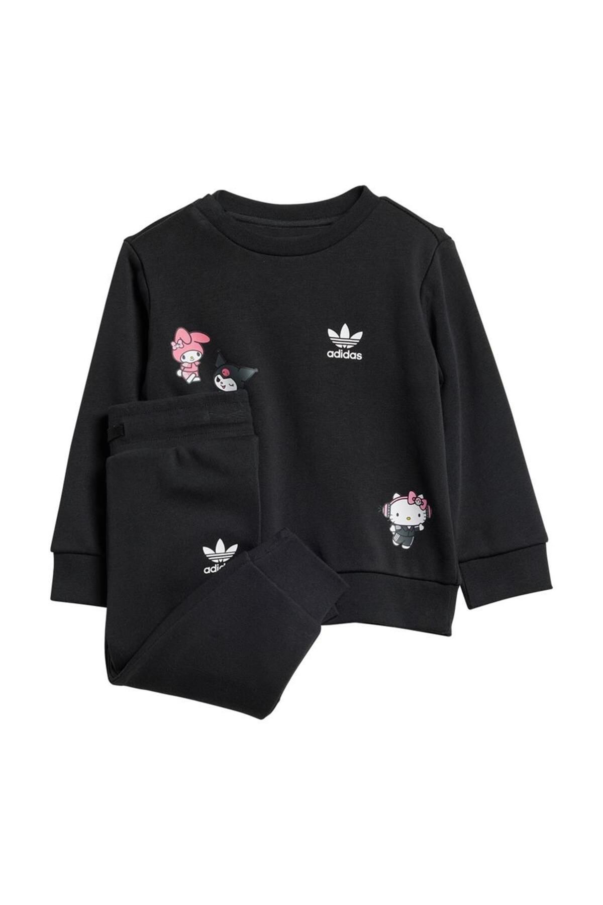adidas Originals X Hello Kitty Bebek Siyah Eşofman Takımı (IR6790)