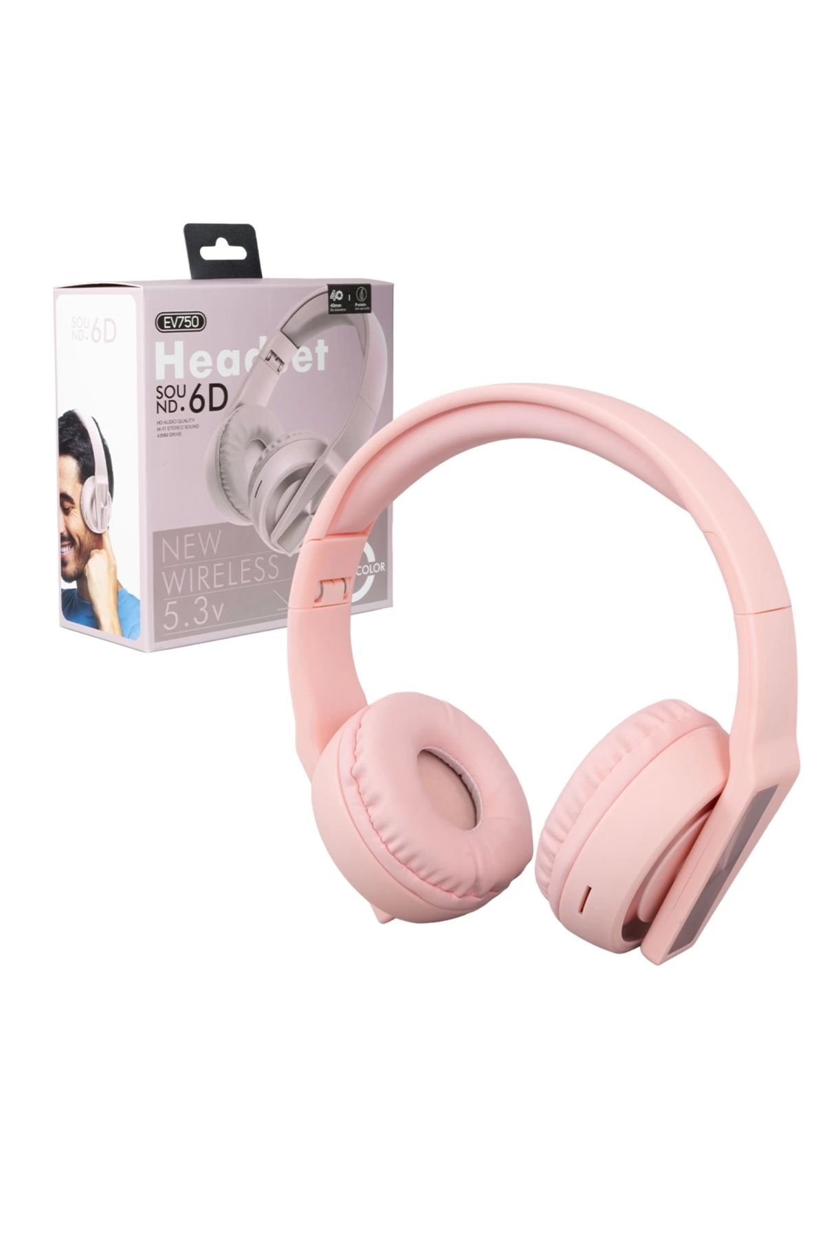 Genel Markalar Magıcvoıce Ev750 Kablosuz Bluetooth Kulaküstü Tasarım Kulaklık