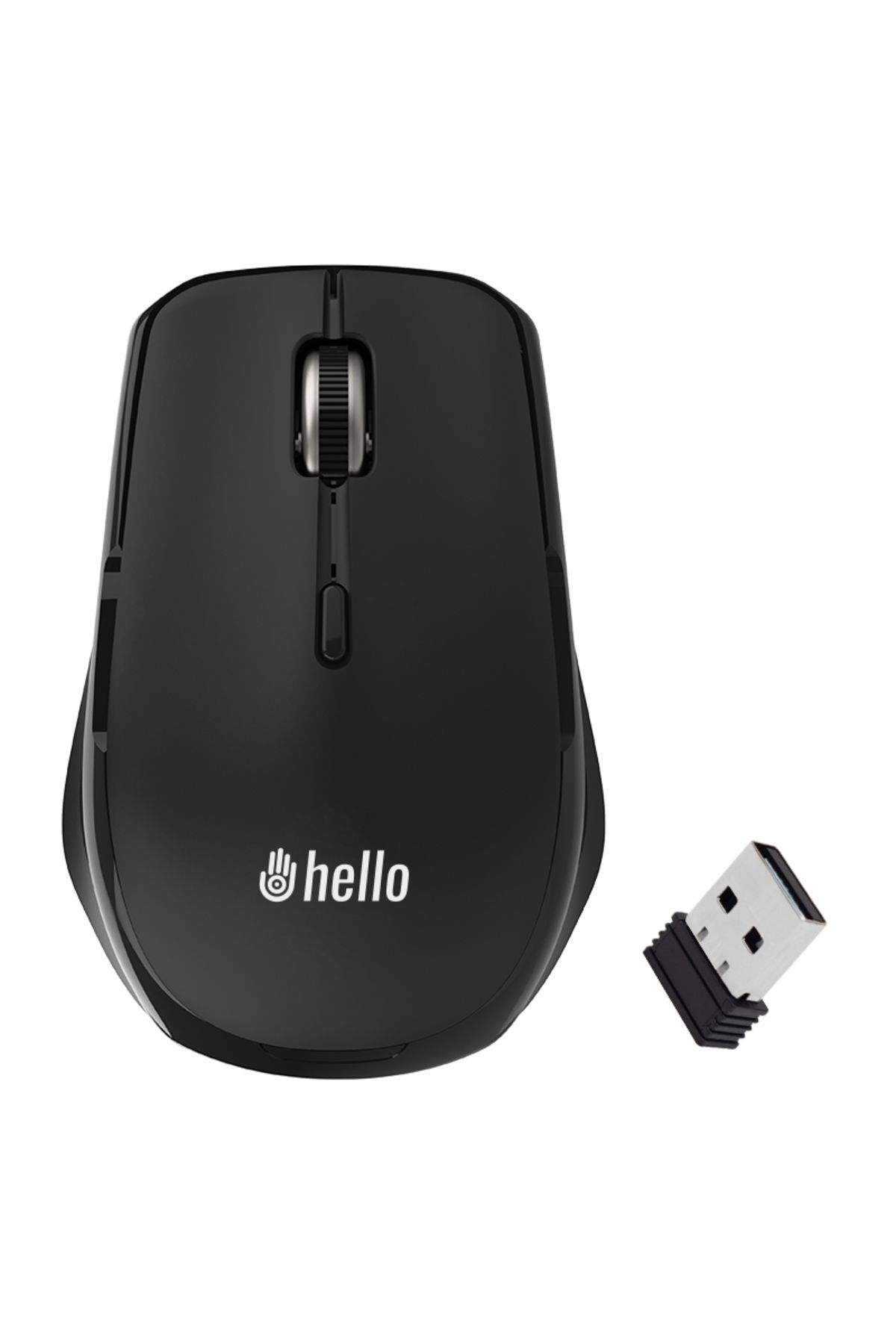 Go İthalat Hello Hl-4705 2.4ghz 1600dpı Kablosuz Optik Mouse (4202)