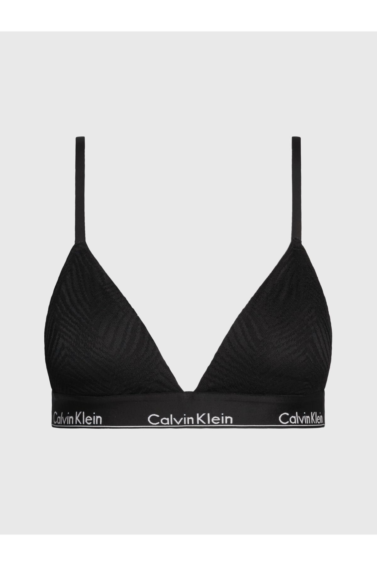 Calvin Klein Kadın Marka Logolu Elastik Bantlı Günlük Kullanıma Uygun Siyah Spor Sütyeni 000QF7077E-UB1