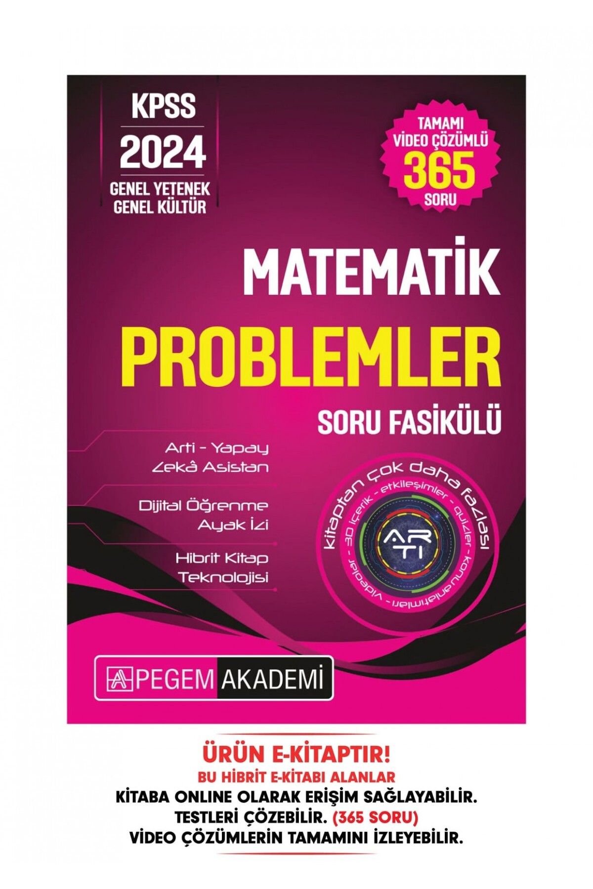 Pegem Akademi Yayıncılık KPSS Matematik - Problemler Soru Fasikülü