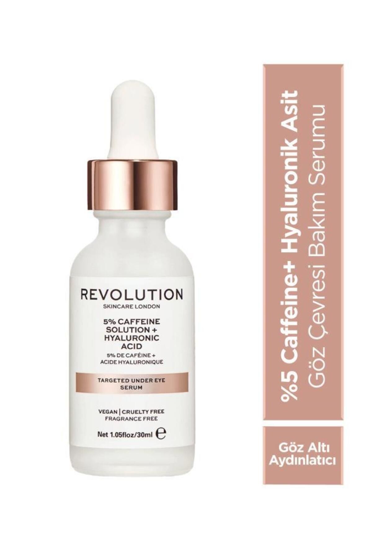 REVOLUTİON SKİNCARE Revolution Skincare Göz Serumu Kafein Ve Hyaluronik Asit 30 ml
