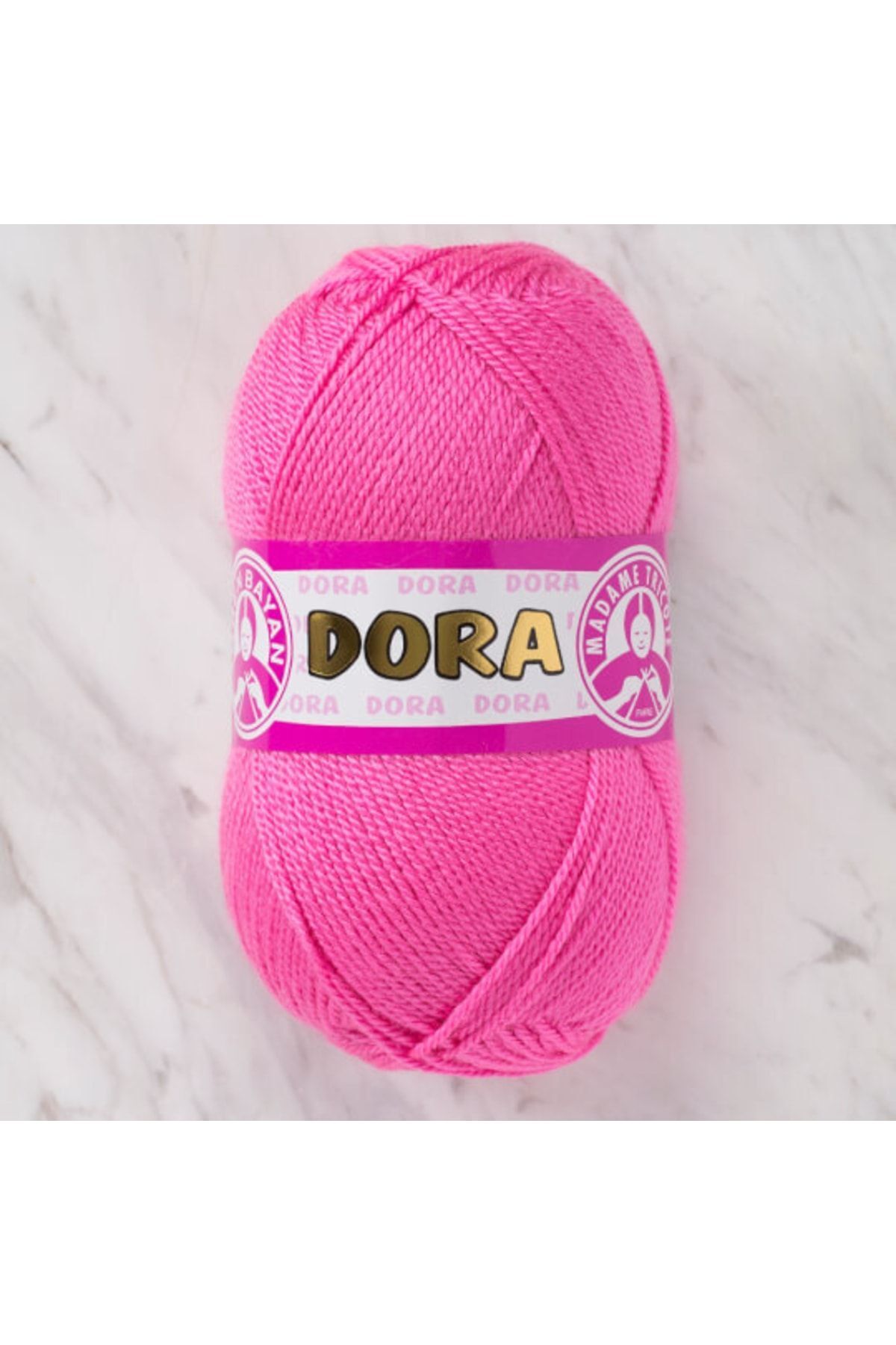 Ören Bayan Dora Patiklik Çoraplık El Örgü Ipi 5 Adet 042 Ahududu