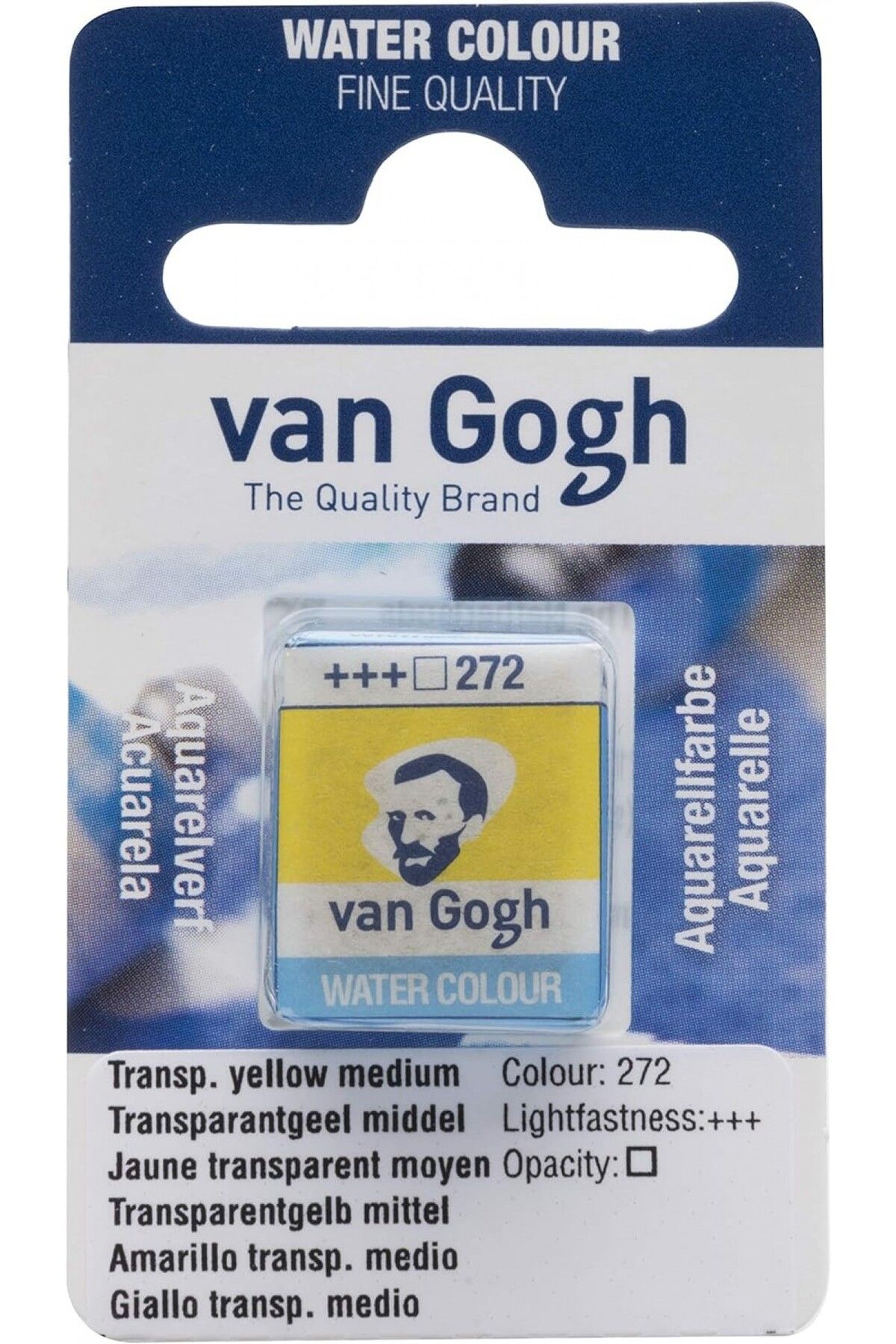Talens Van Gogh Suluboya Tablet Transparent Yellow Medium