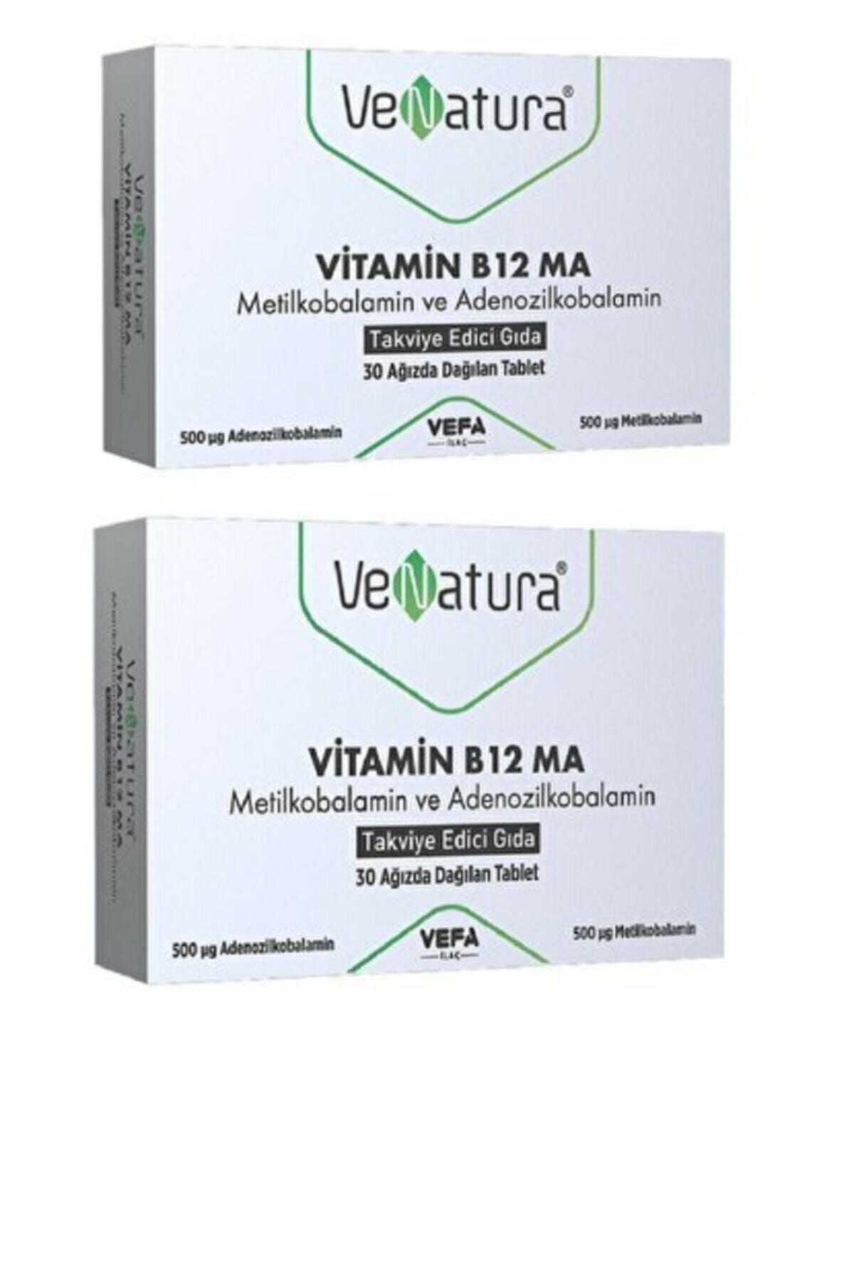 Venatura Vitamin B12 Ma Metilkobalamin Ve Adenozilkobalamin Takviye Edici Gıda 2 Adet