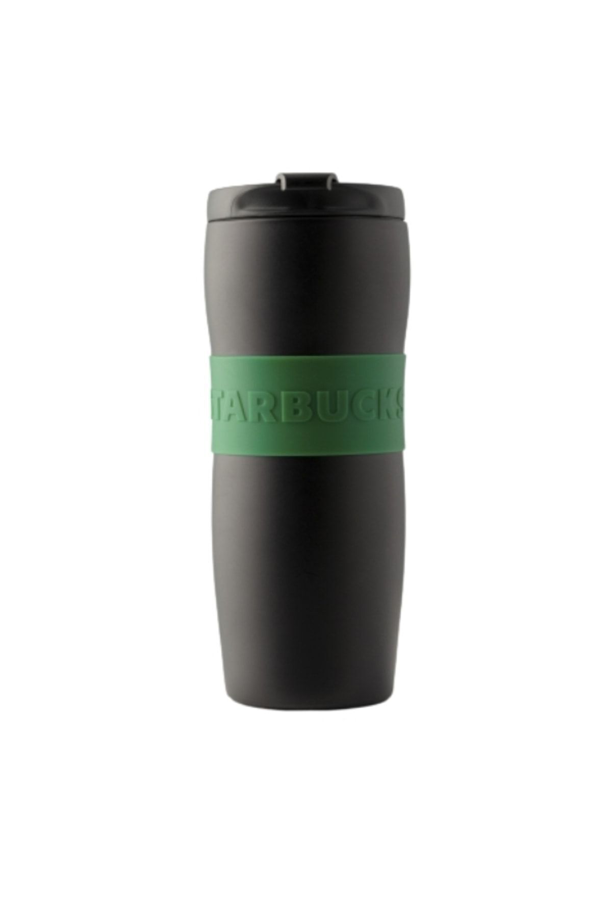 Starbucks ® Klasik Seri Termos - Mat Yeşil - Siyah Renkli 355ml