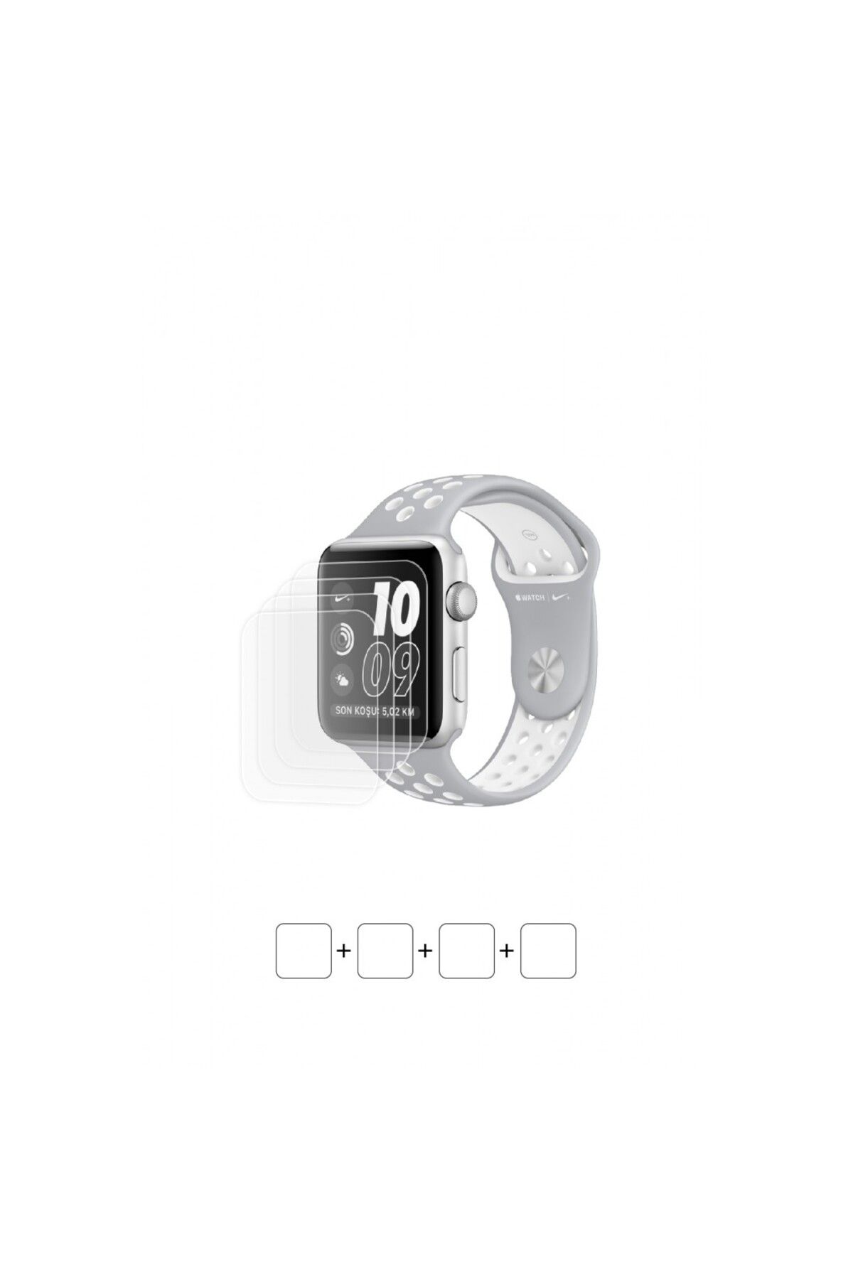Wrapsol Watch  Plus Series 2 42 mm uyumlu Akıllı Saat Ekran Koruyucu Poliüretan Film