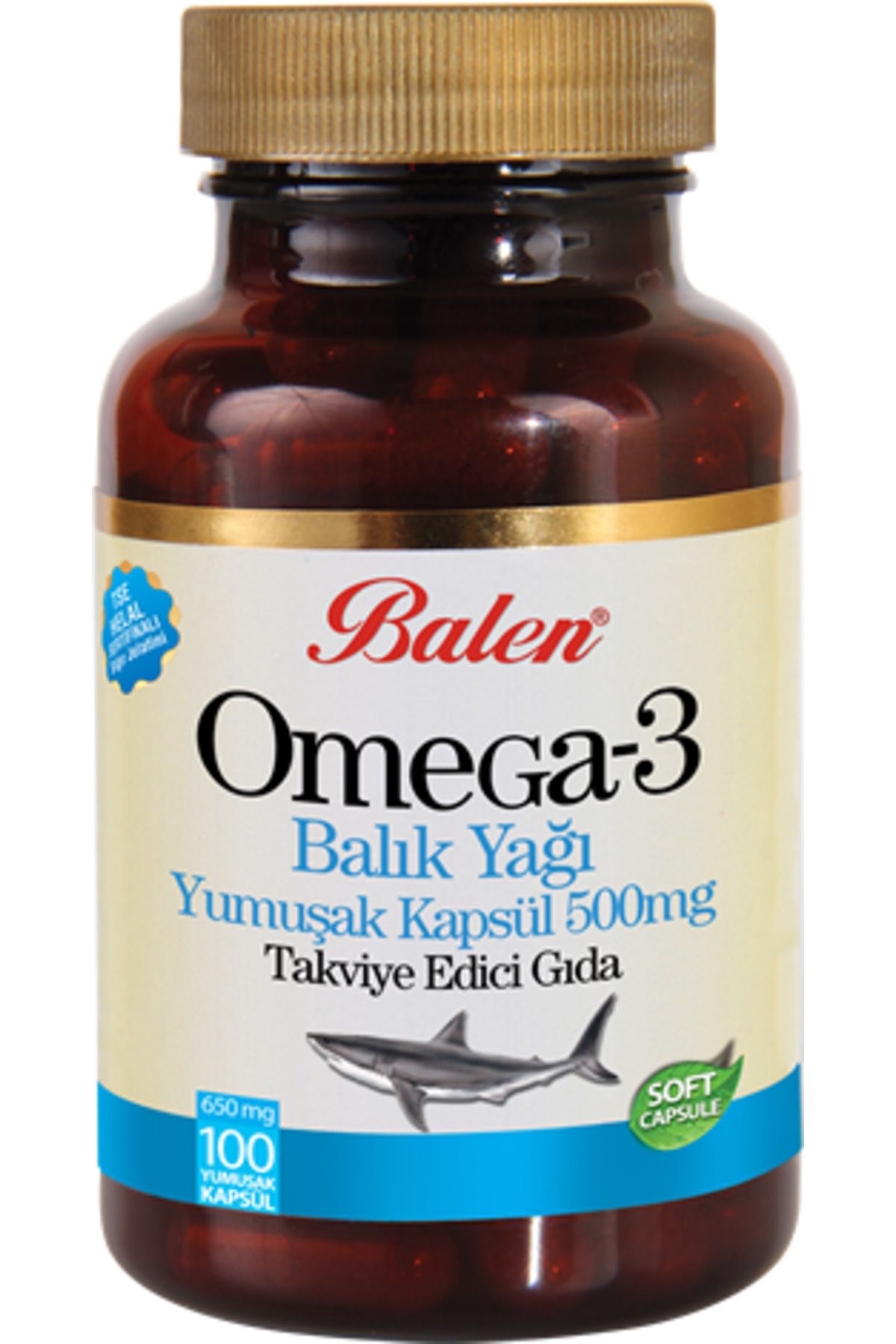Balen Omega 3 Balık Yağı Yumuşak Kapsül 650 Mg* 100
