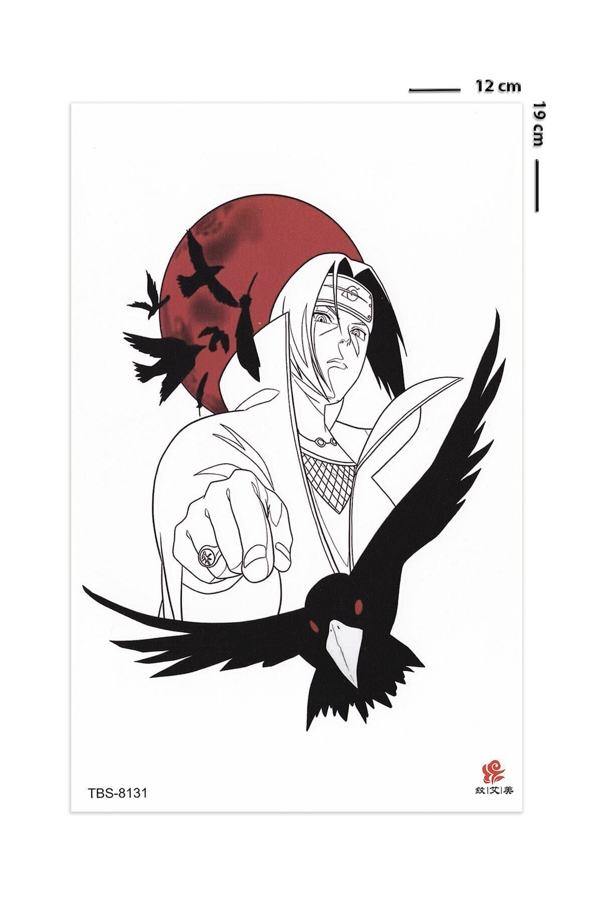 BP Tattoo Naruto Anime Büyük Boy Geçici Dövme
