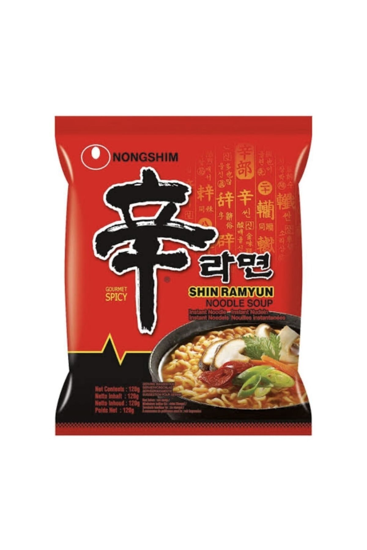 samyang Nongshim Shin Ramyun Noodle Soup 120g