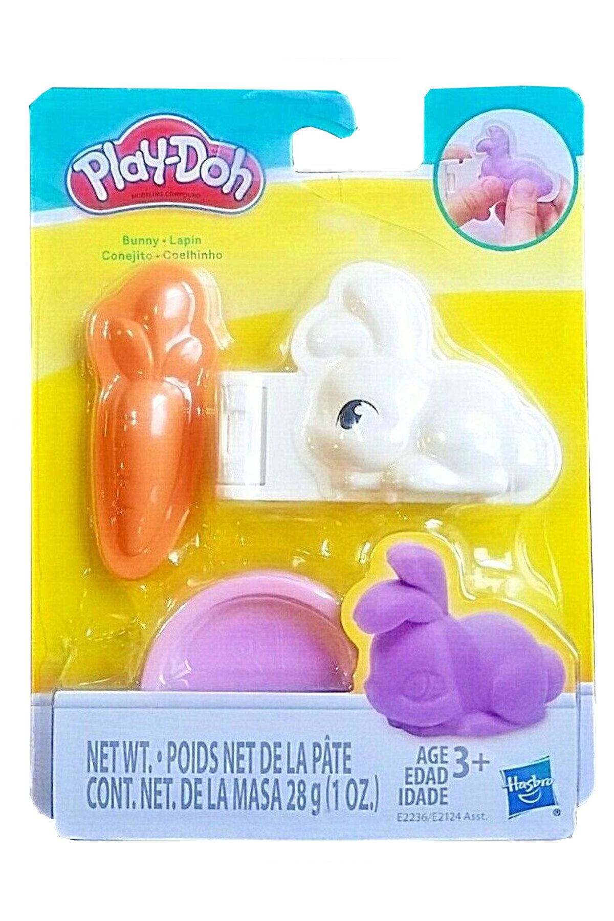 Hasbro Play-Doh Mini Hayvan Araçları Tavşan