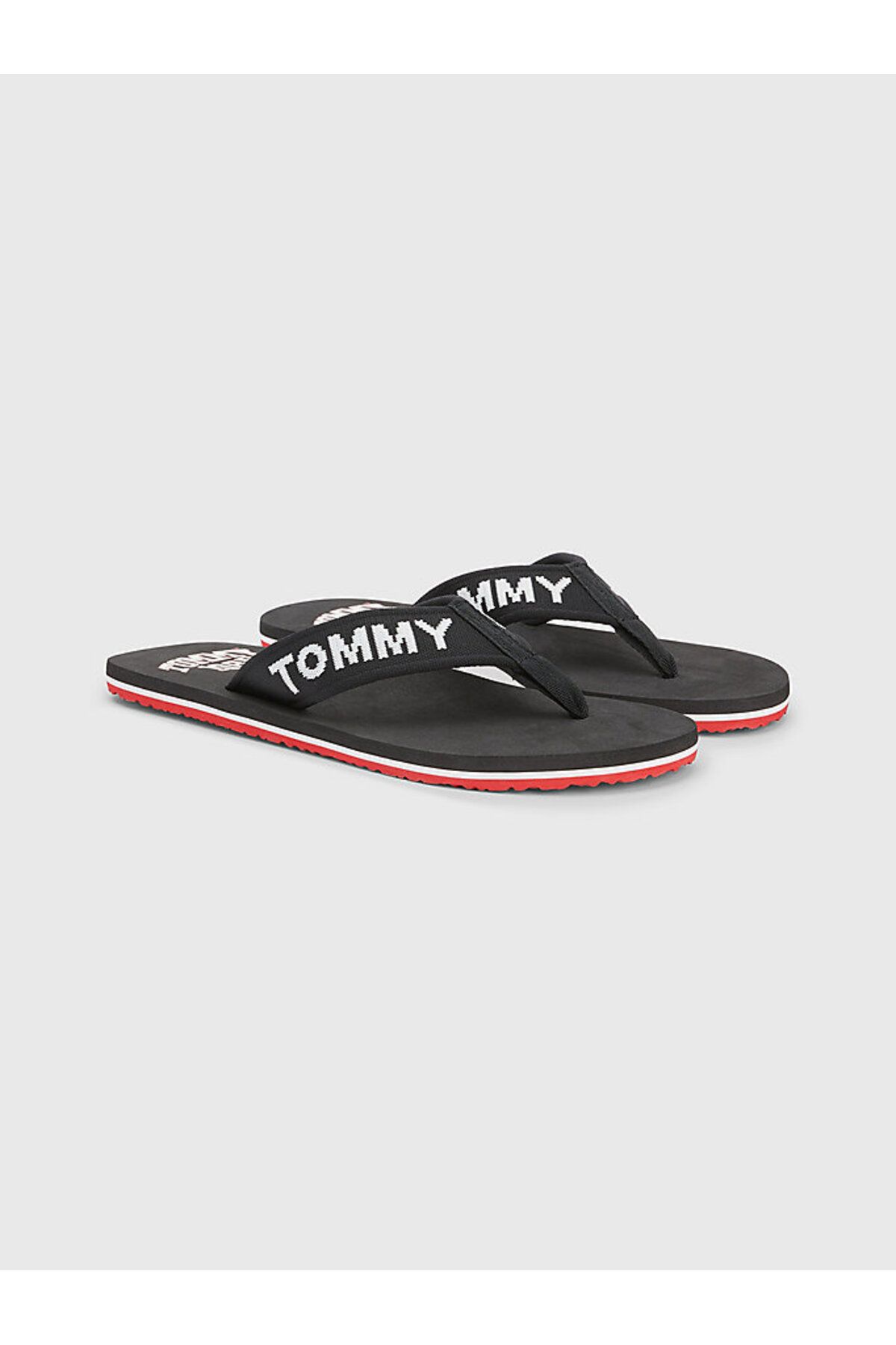 Tommy Hilfiger Tommy Jeans Logolu Erkek Parmak Arası Terlik