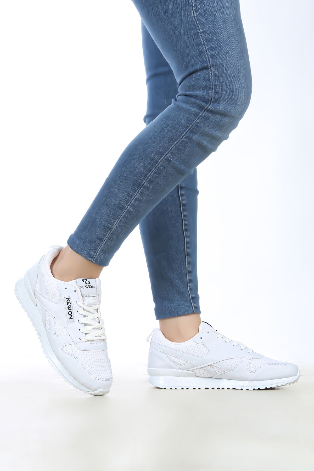 Newon Unisex Bağcıklı Günlük Rahat Taban Şık Tasarım Yürüyüş Casual Sneaker Spor Ayakkabı