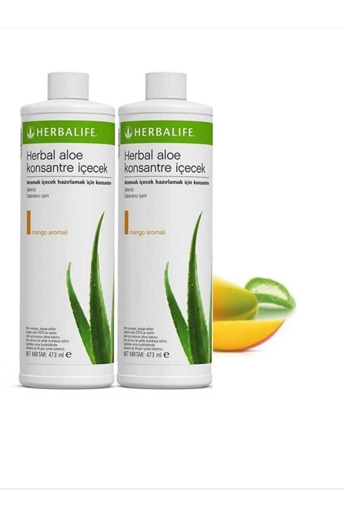 Herbalife 2'li Herbal Aloe Konsantre Içecek Mango 473 ml