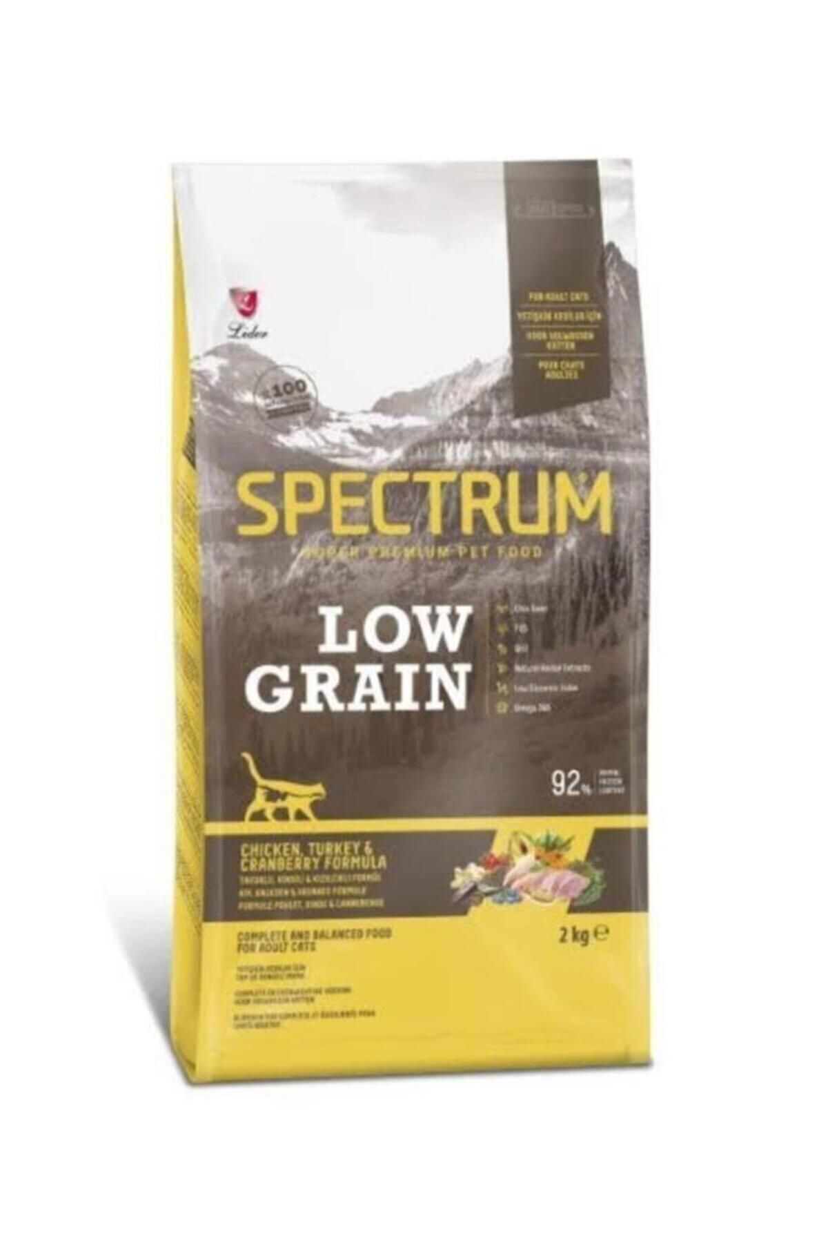 Lider Spectrum Low Grain Yavru Kediler Için Tavuklu, Hindili Ve Kızılcıklı 2 Kg