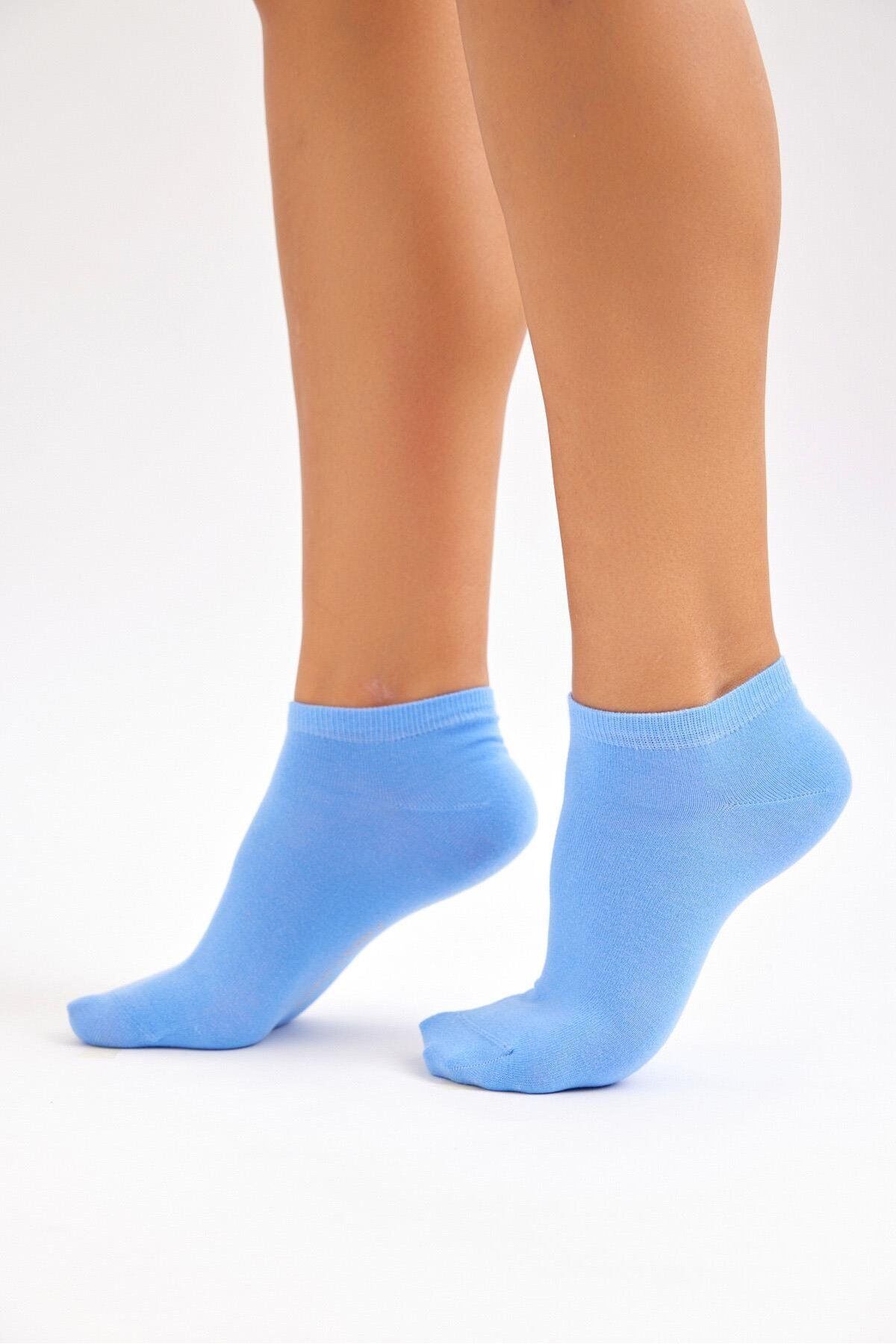 Katia & Bony Kadın Pamuklu Patik Çorap Mavi