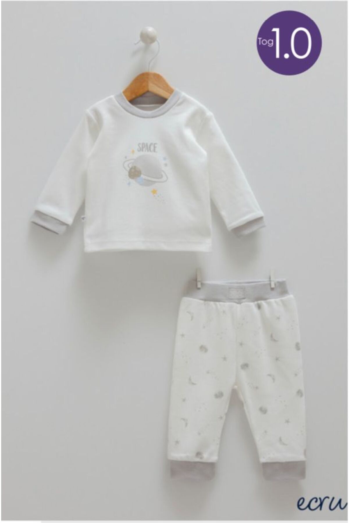 Caramell Baby&Mother Gri 1.0 Tog Pijama Takımı