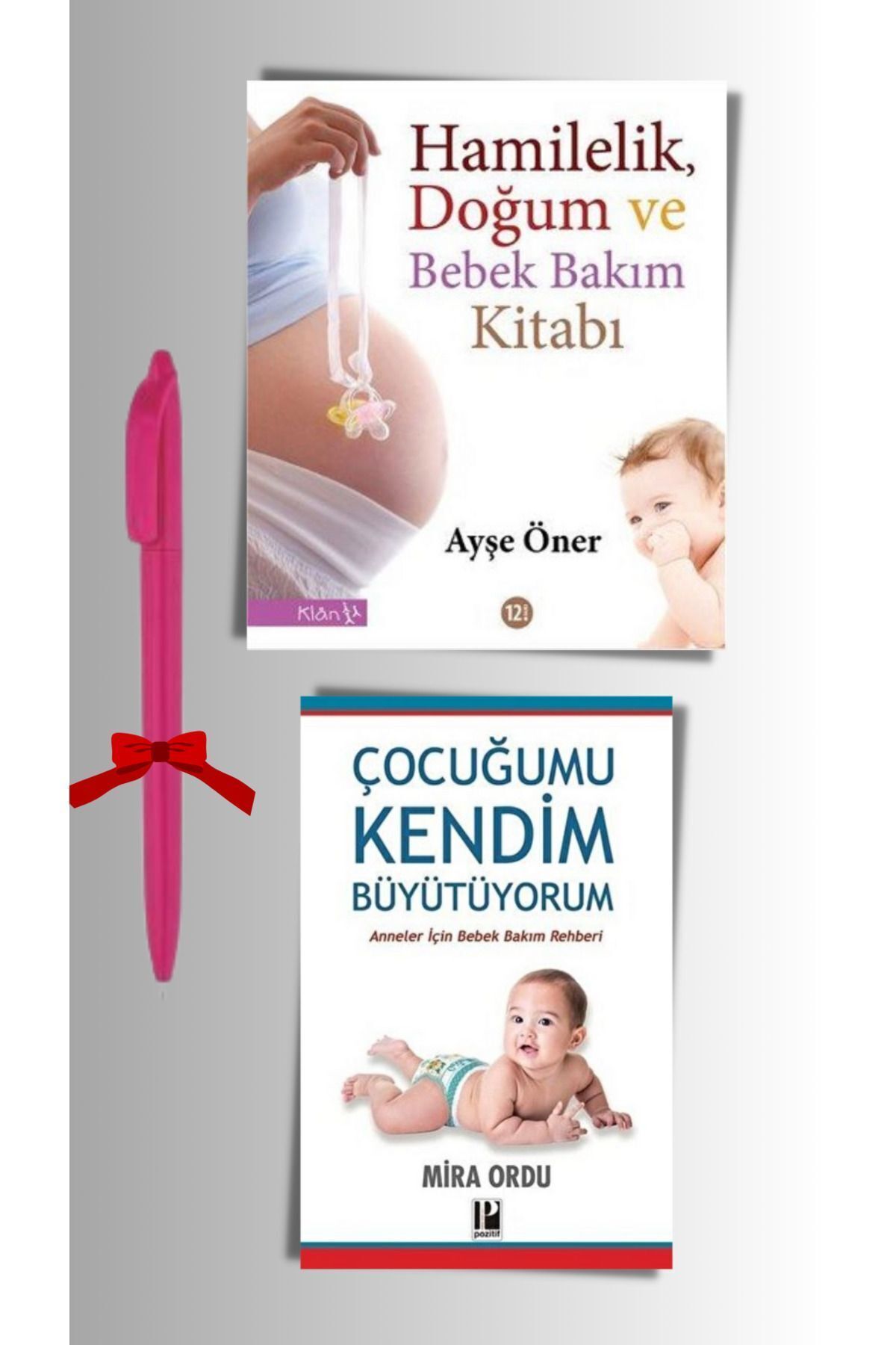 Klan Yayınları Kalem Hediyeli Hamilelik Seti 3 (2 Kitap) Ayşe Öner, Hamilelik, Annelik Klan Yayınları