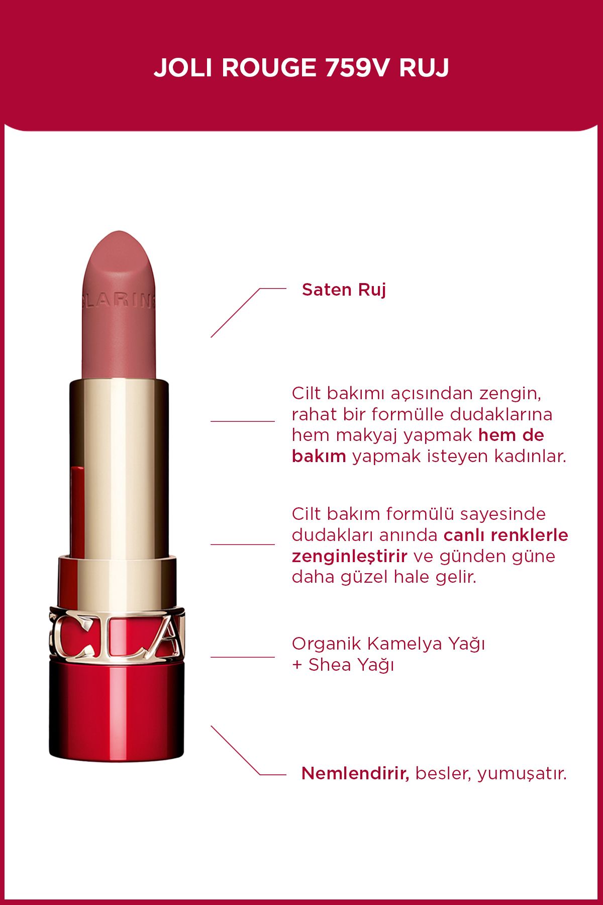 Clarins JOLI ROUGE 759V