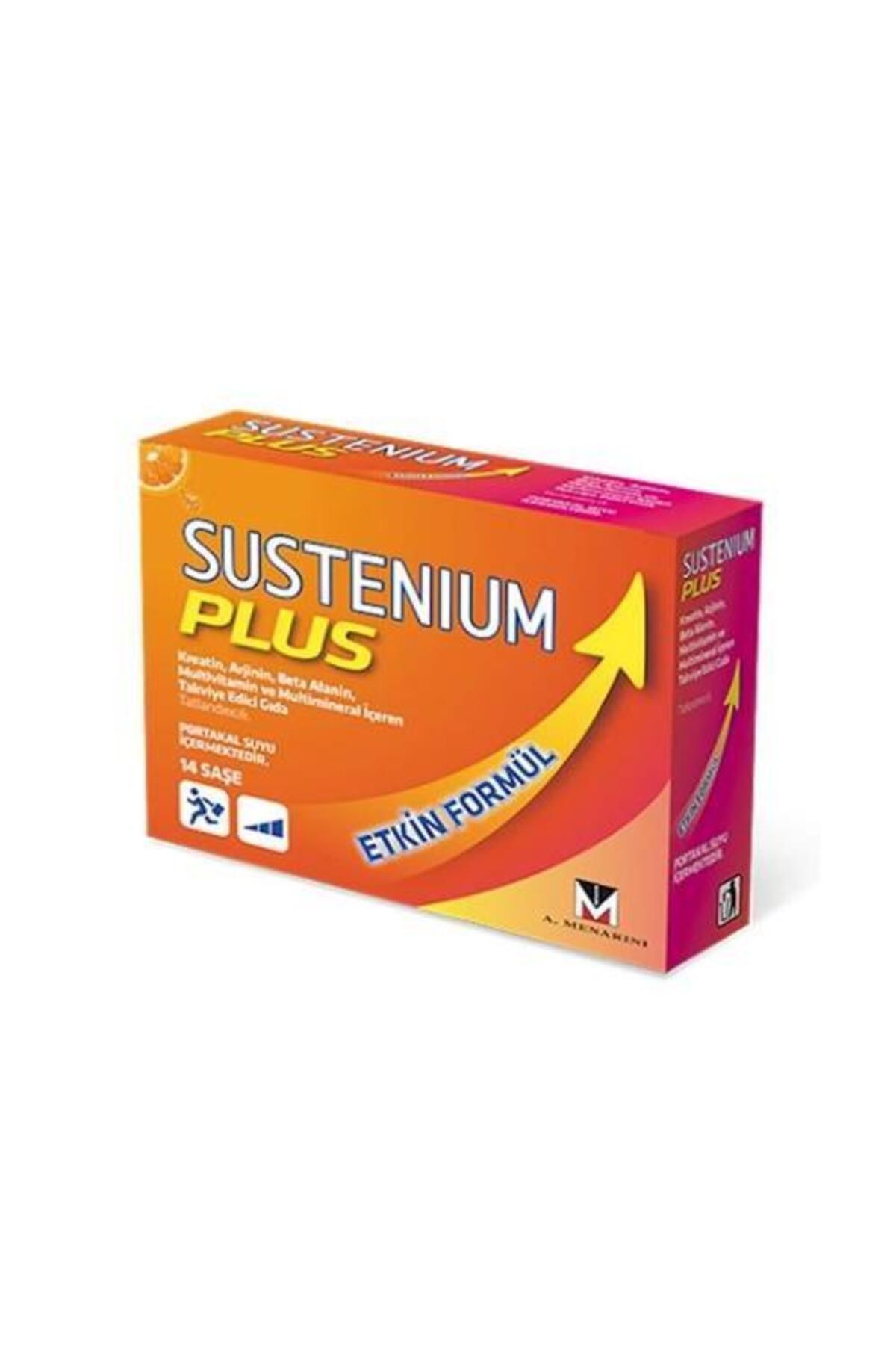 Sustenium Plus 14 Saşe C D Kreatin Magnezyum Demir Çinko Vitaminleri