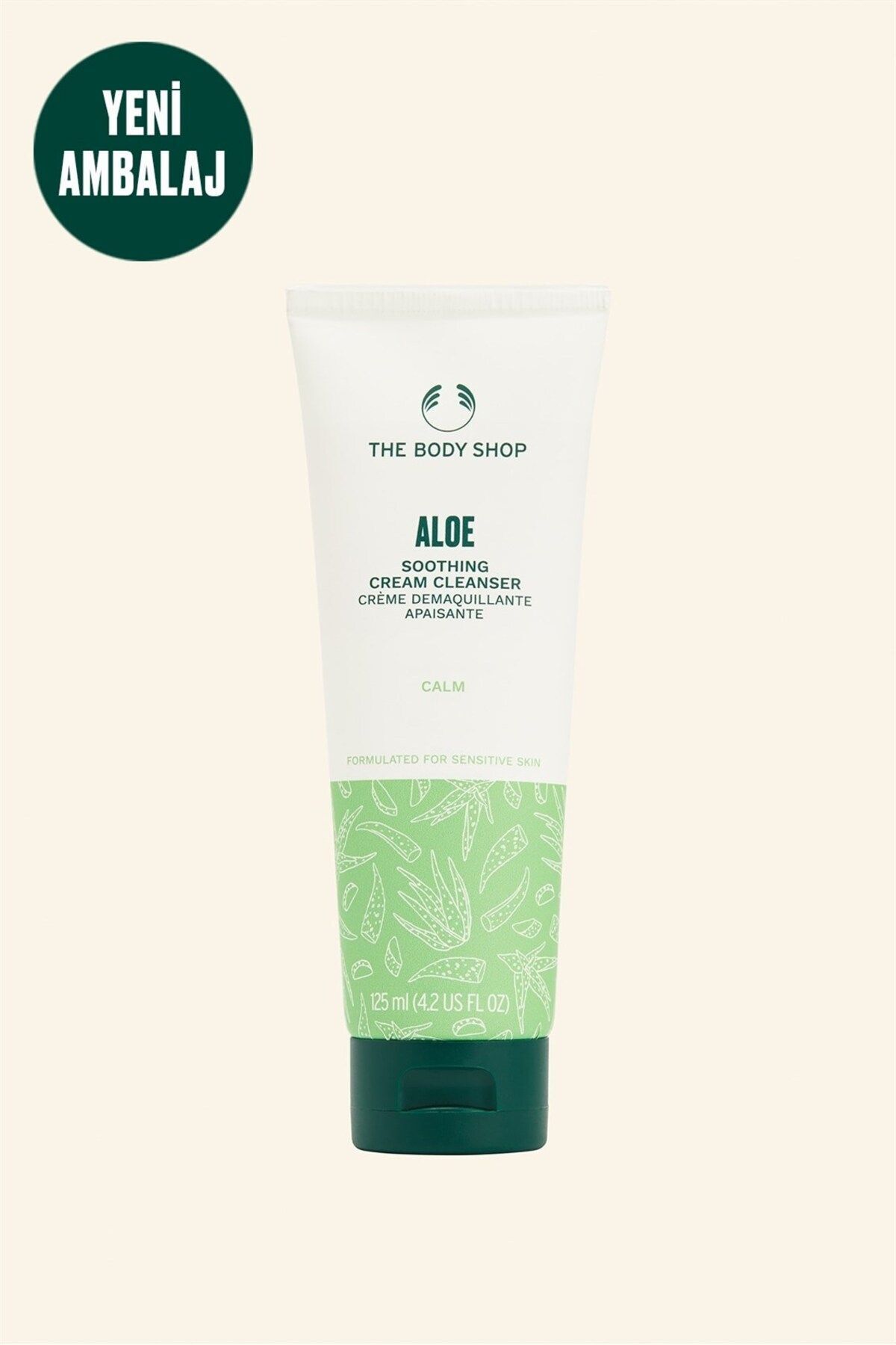 THE BODY SHOP Aloe Hassas Ciltlere Özel Yatıştırıcı Yüz Temizleme Losyonu 125 ml