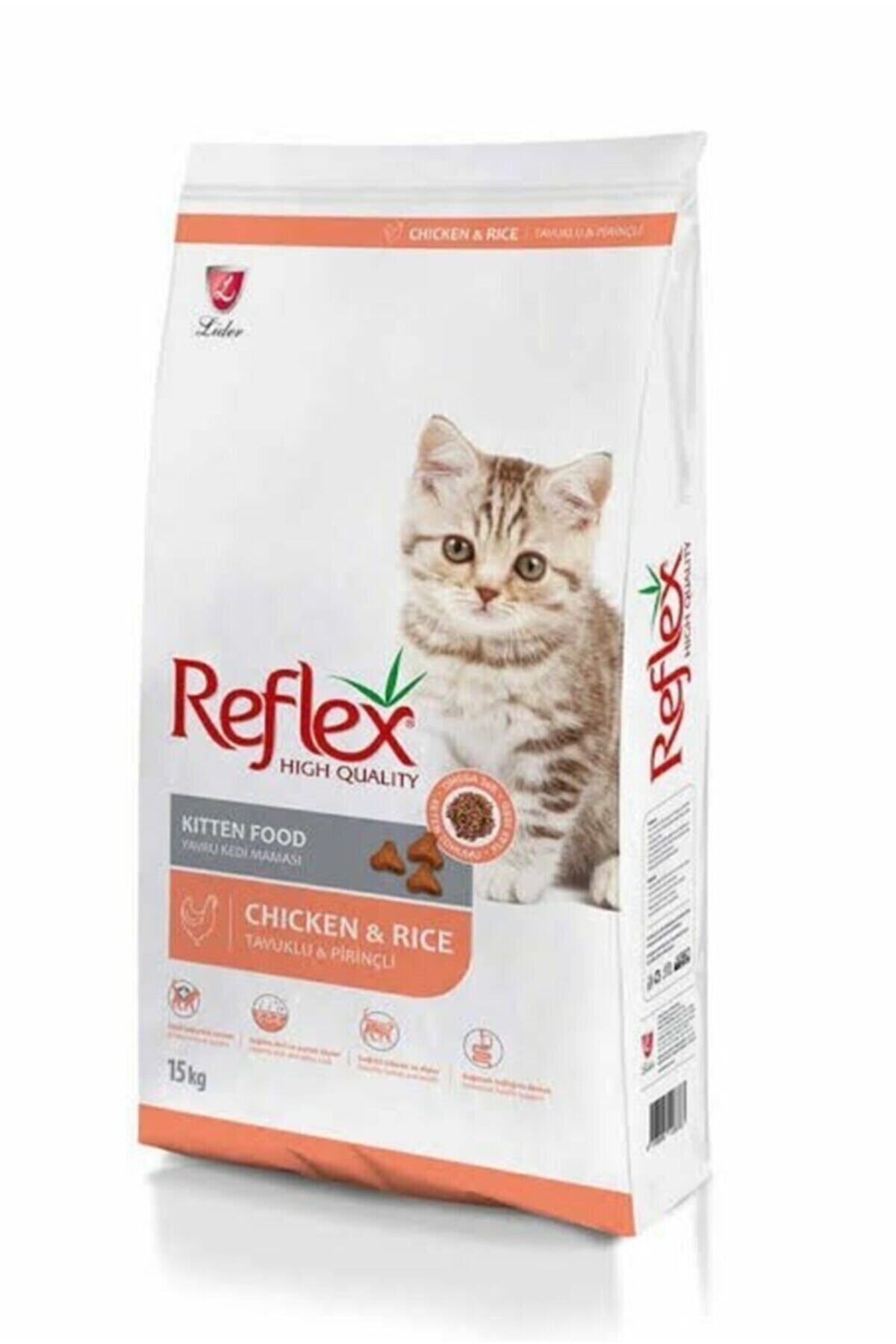 Reflex Kitten Tavuklu Yavru Kedi Maması 15 Kg ( Yeni Paket Yeni Üretim )