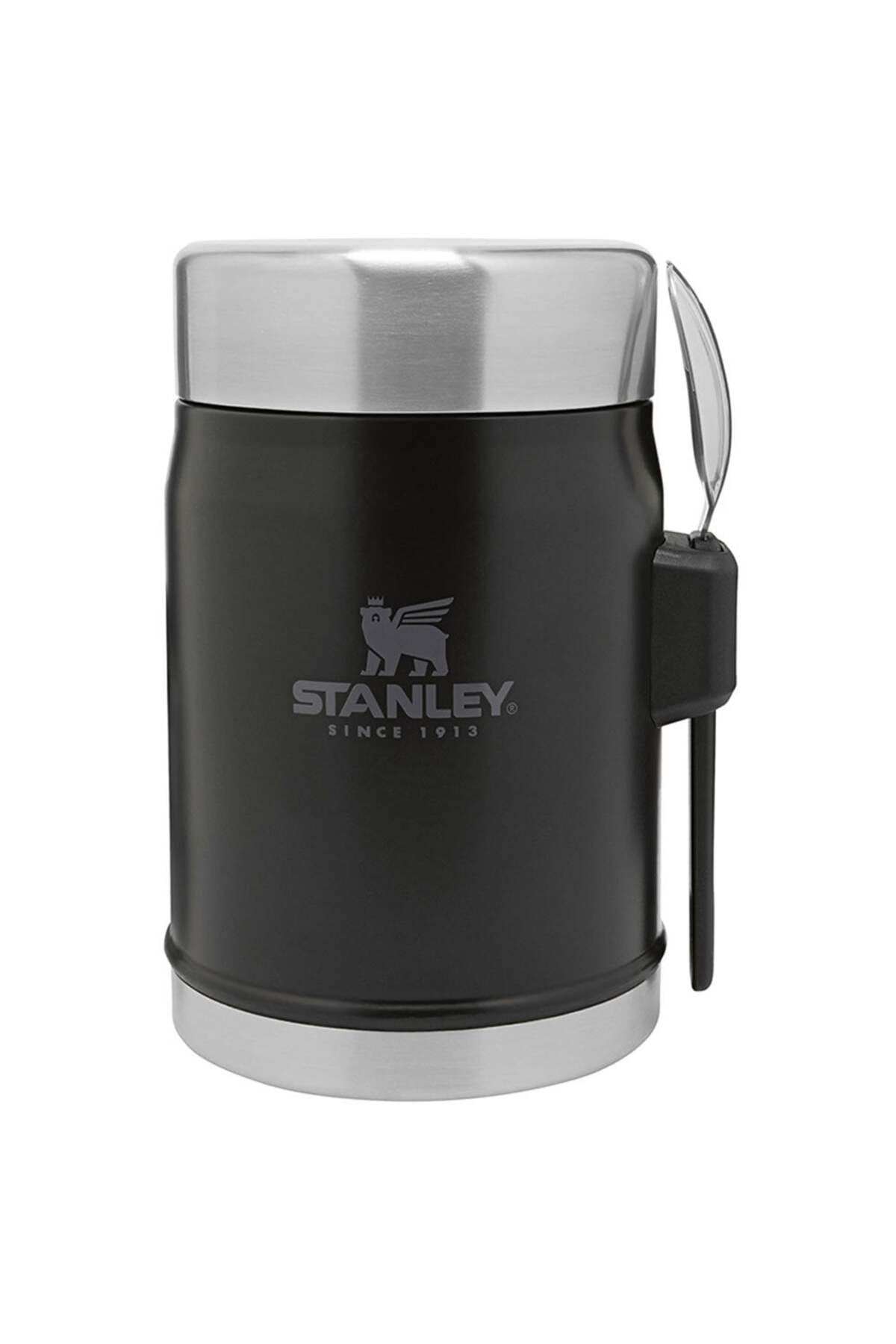 Stanley Klasik Paslanmaz Çelik Yemek Termosu Kaşıklı 0,40 Lt - Matte Black