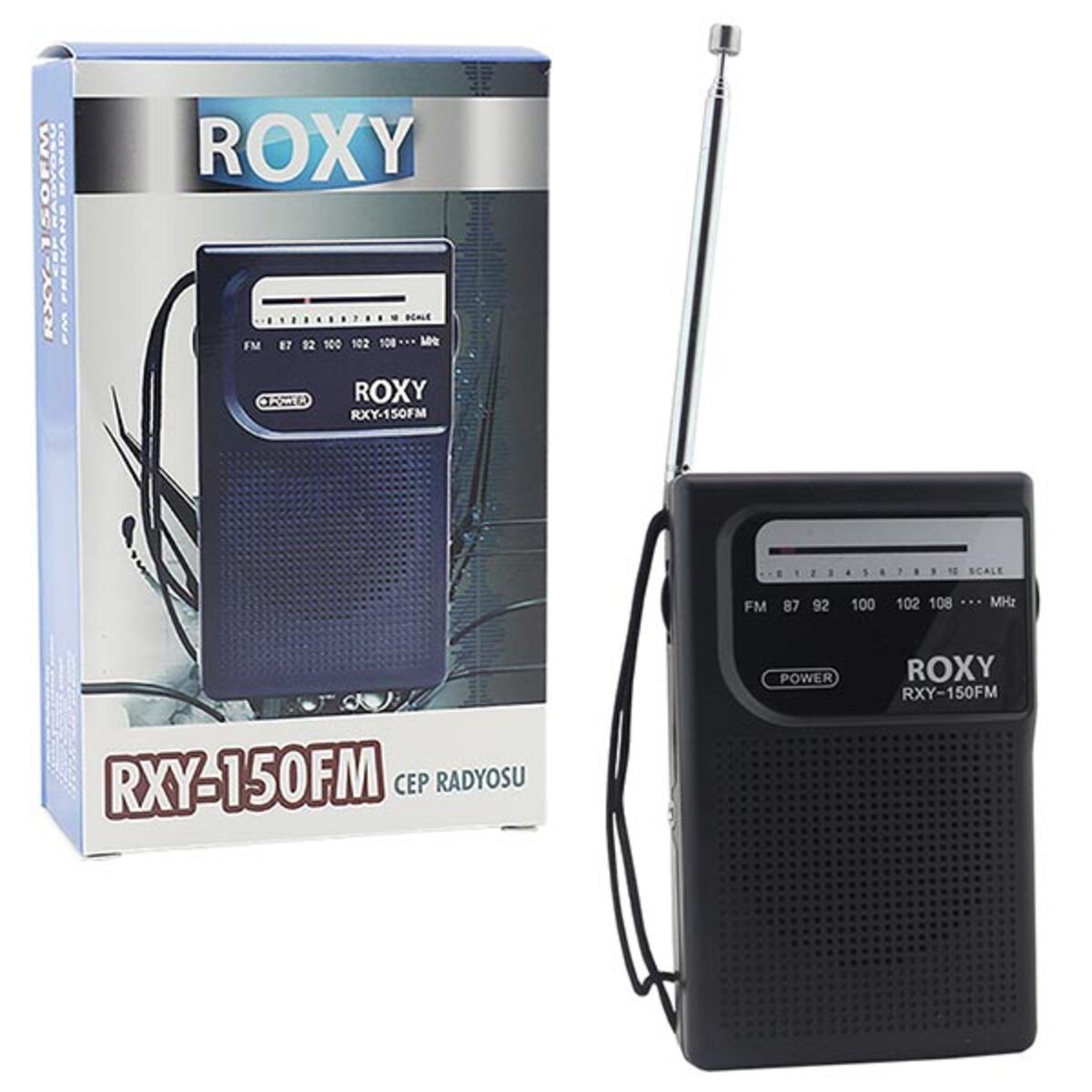 Genel Markalar ROXY RXY-150FM CEP TİPİ MİNİ ANALOG RADYO (81) (K246)