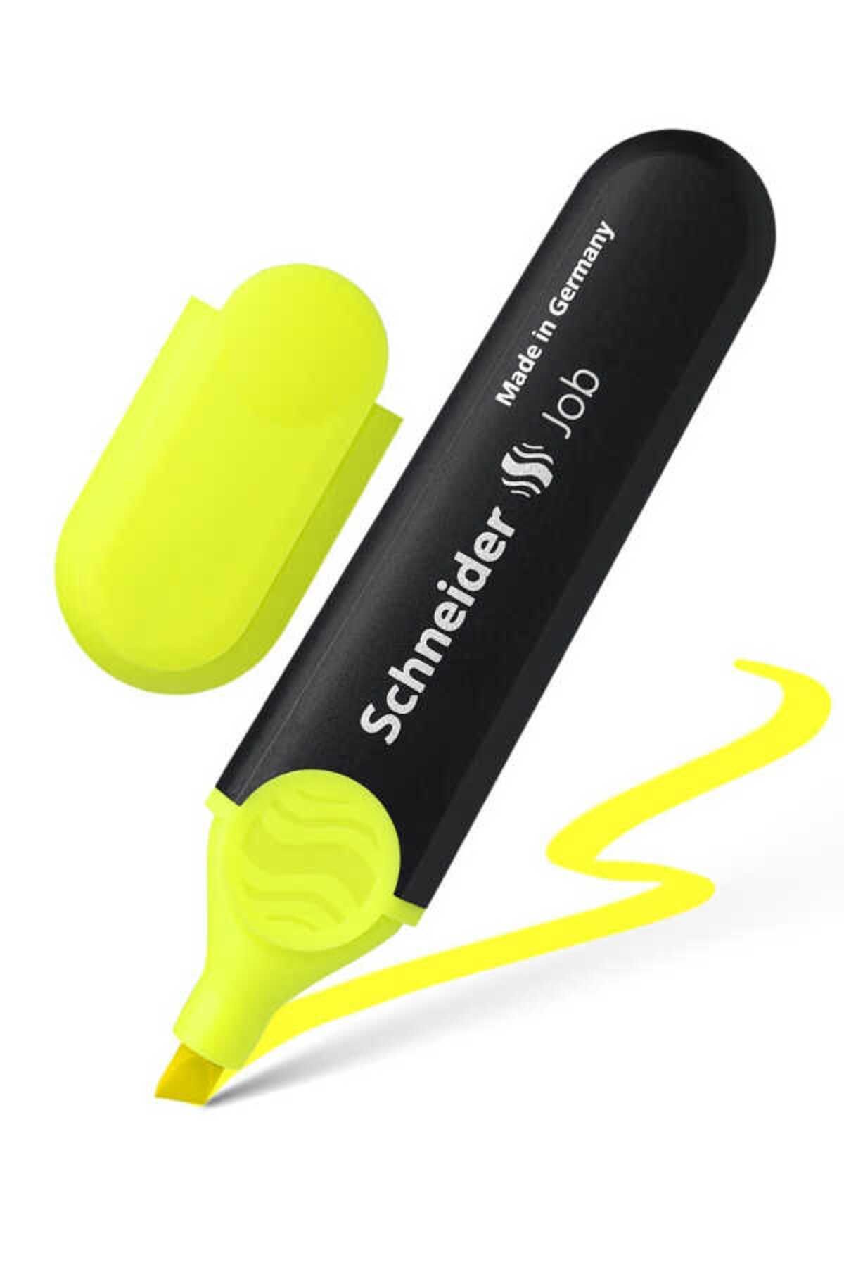 Schneider Job 150 Fosforlu Işaretleme Kalemi Neon Sarı