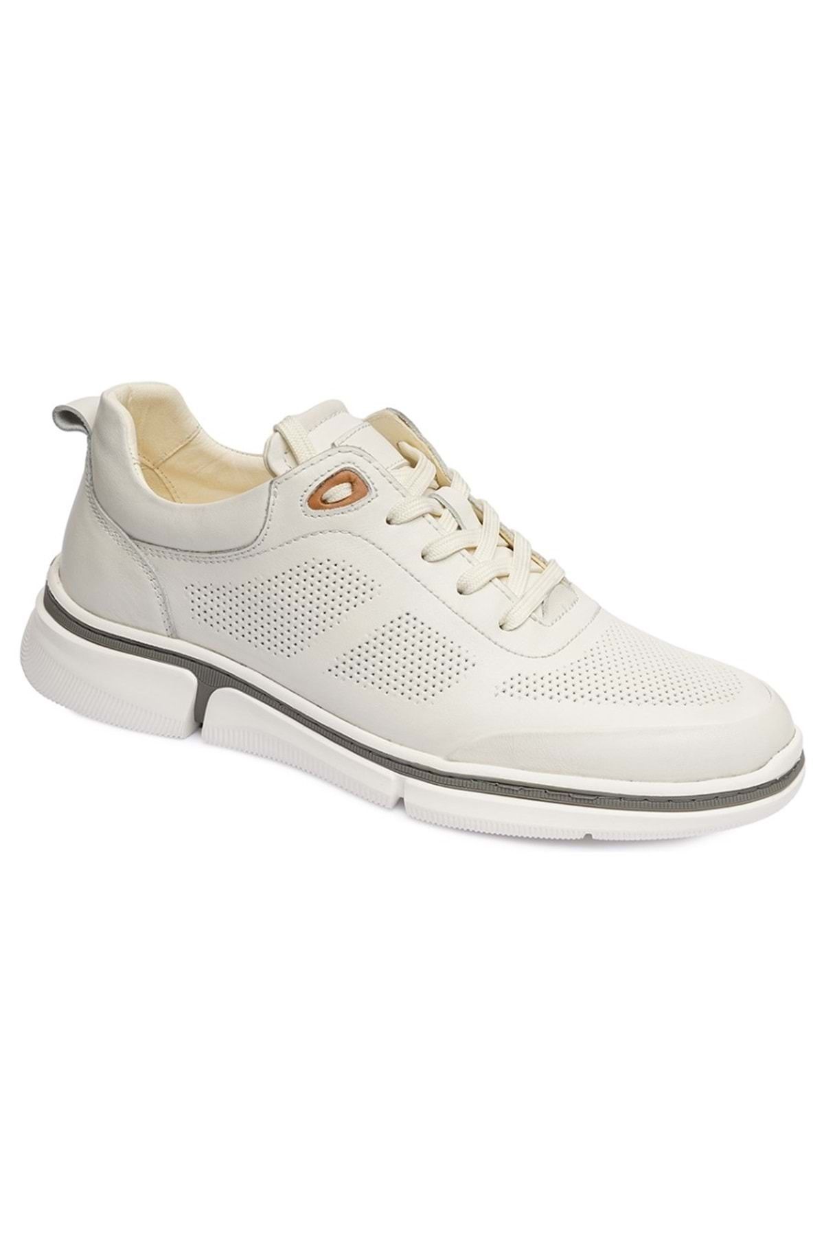 Greyder 64545 Comfort Sneaker Casual Erkek Ayakkabı Beyaz