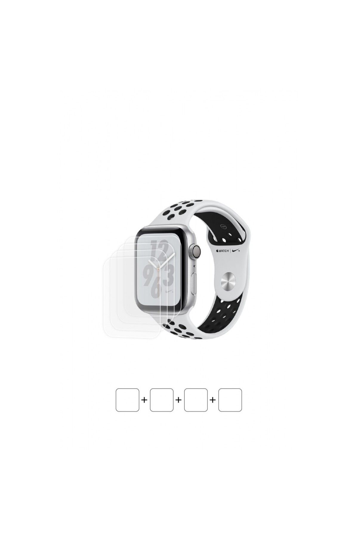 Wrapsol Apple Watch Nike Plus Series 4 44 mm Uyumlu Akıllı Saat Ekran Koruyucu Poliüretan Film