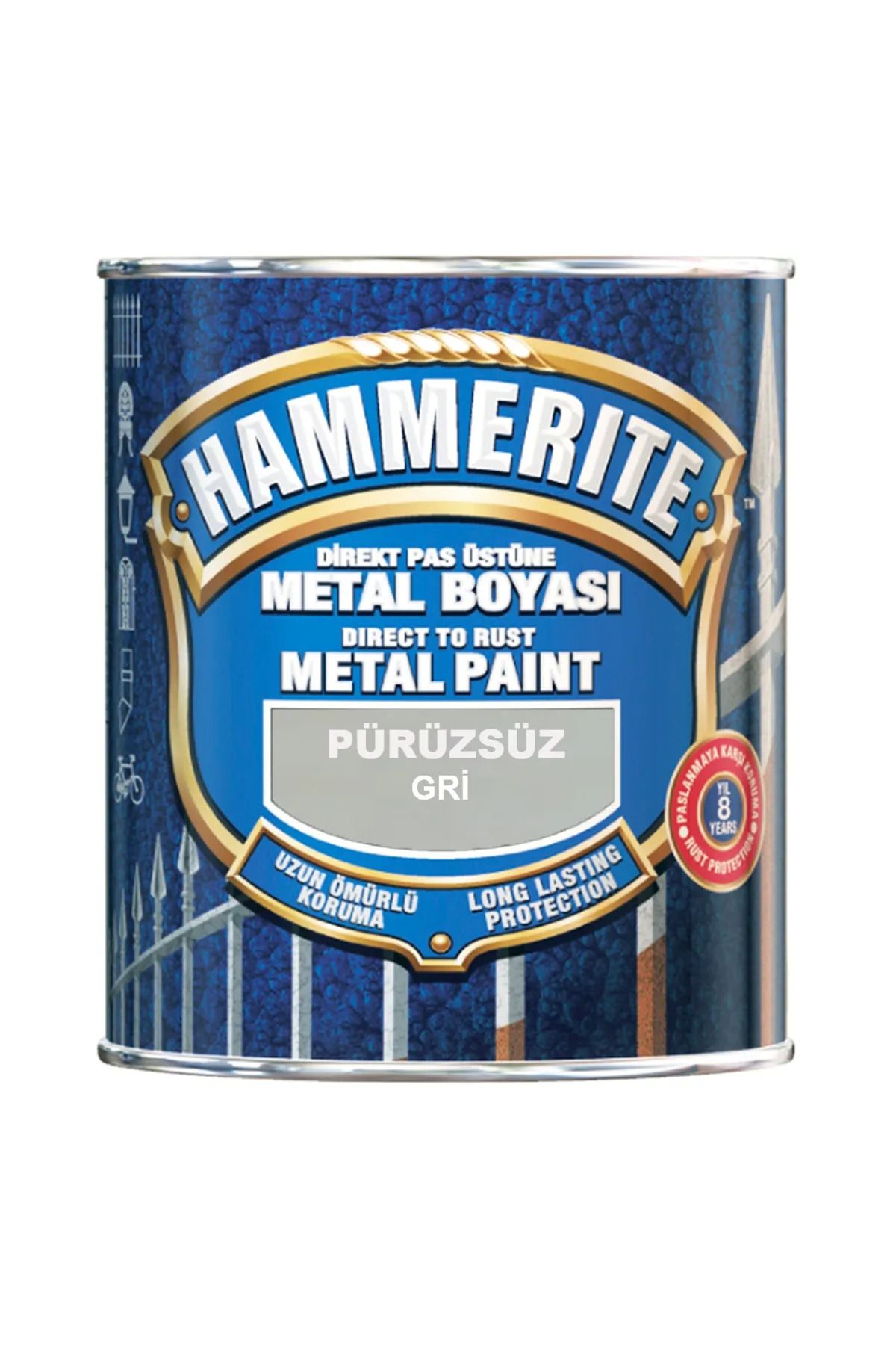 Marshall Hammerite Çekiçlenmiş Metal Boyası 750 ml.