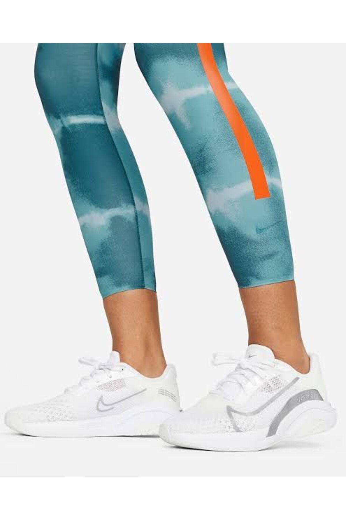 Nike One Luxe Mid-Rise Printed Training Kadın Tayt stilim spor