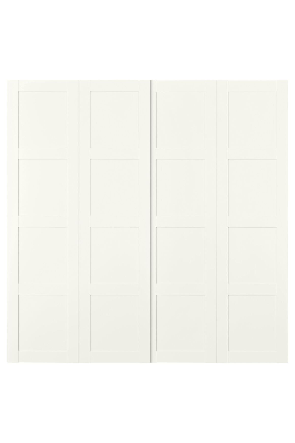 IKEA Sürgü Kapak, Gardırop Kapağı, Beyaz, 200x201 Cm