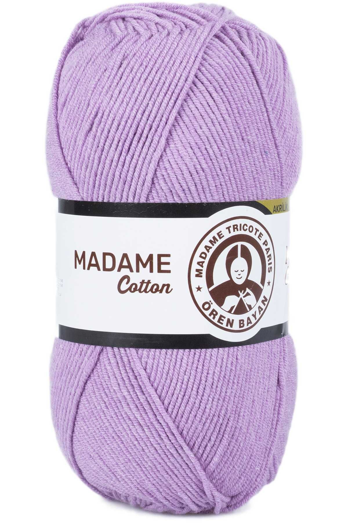 Ören Bayan Madame Cotton El Örgü İpi Yünü 100 gr 023 Lila