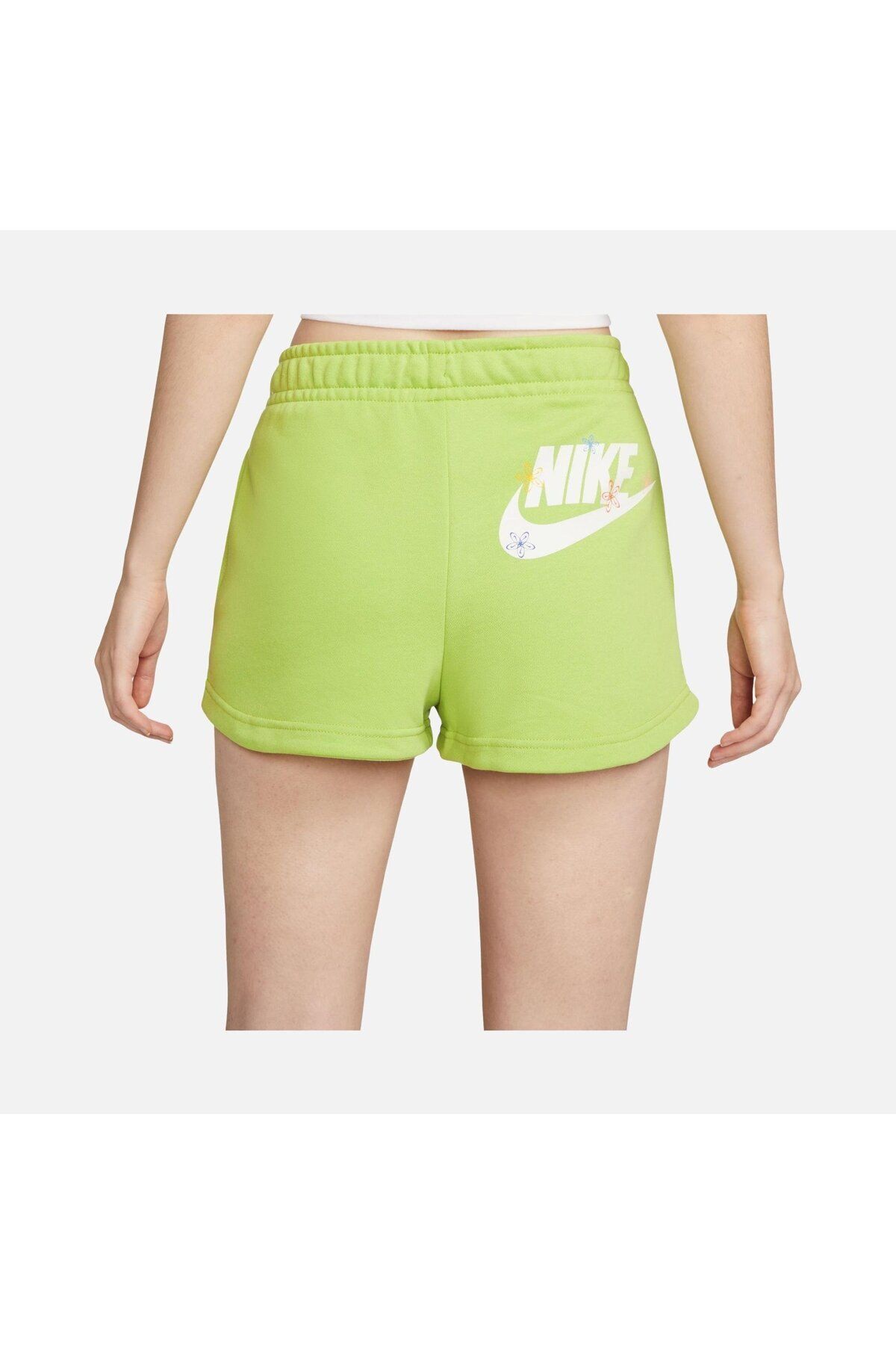 Nike Sportswear Essentials Fleece Yeşil Kadın Şort DZ3511-332