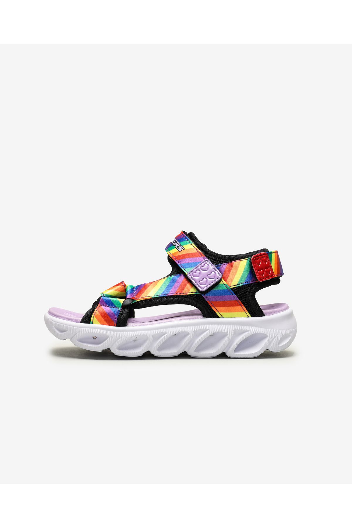 Skechers Hypno - Splash - Rainbow Lights Büyük Kız Çocuk Siyah Işıklı Sandalet 20218l Bkmt