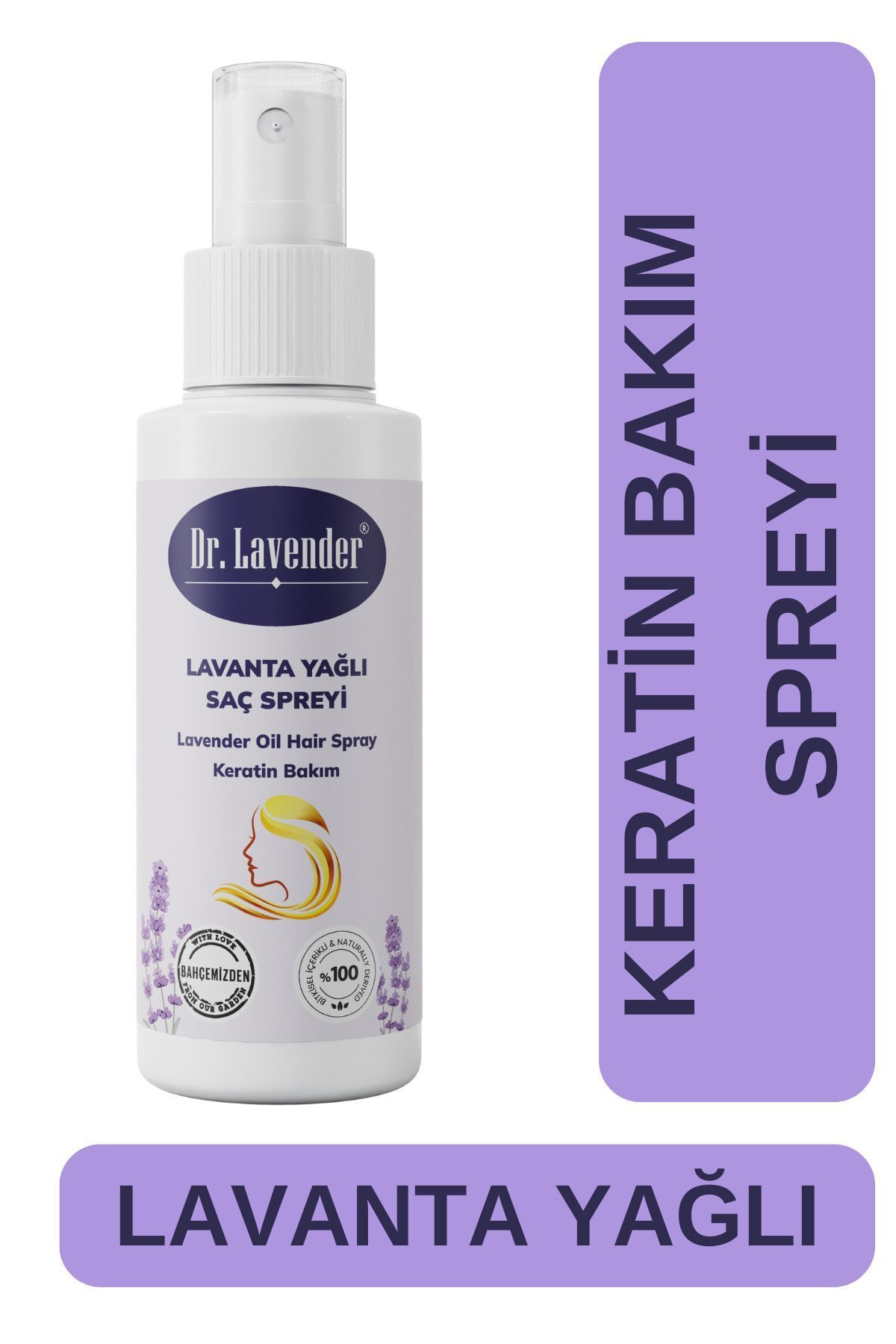 Dr. Lavender Doğal Lavanta Yağlı Keratin Bakım Spreyi