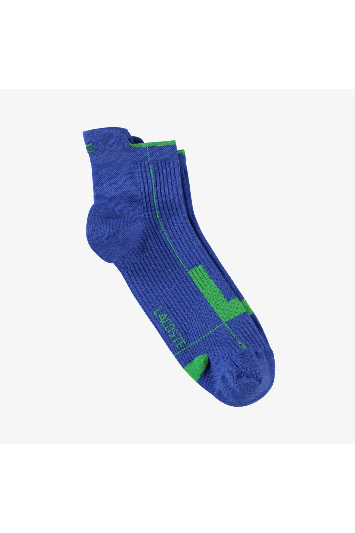 Lacoste Unisex Renk Bloklu Mavi Çorap