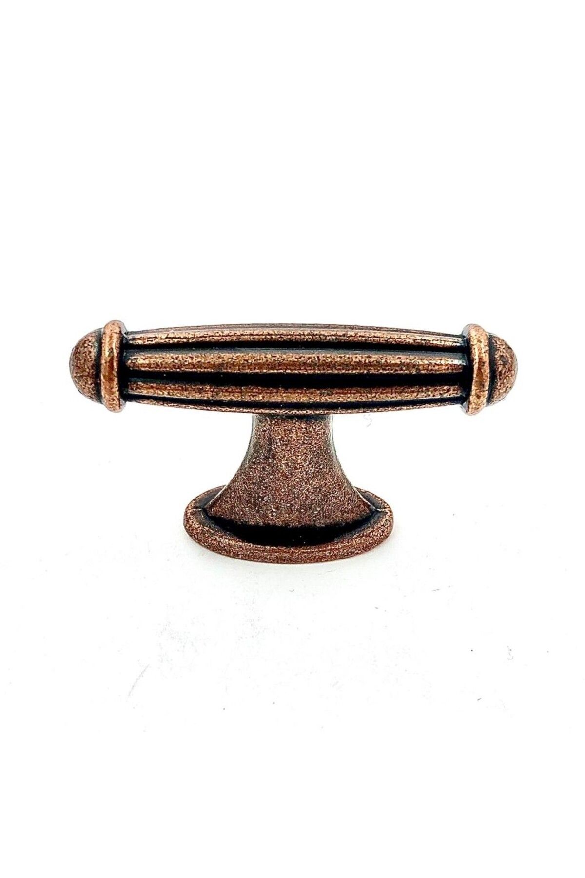 Koçsan Kardelen Antik Bakır Düğme Kulp Lüks Country Mutfak Mobilya Dolap Çekmece Kulpu