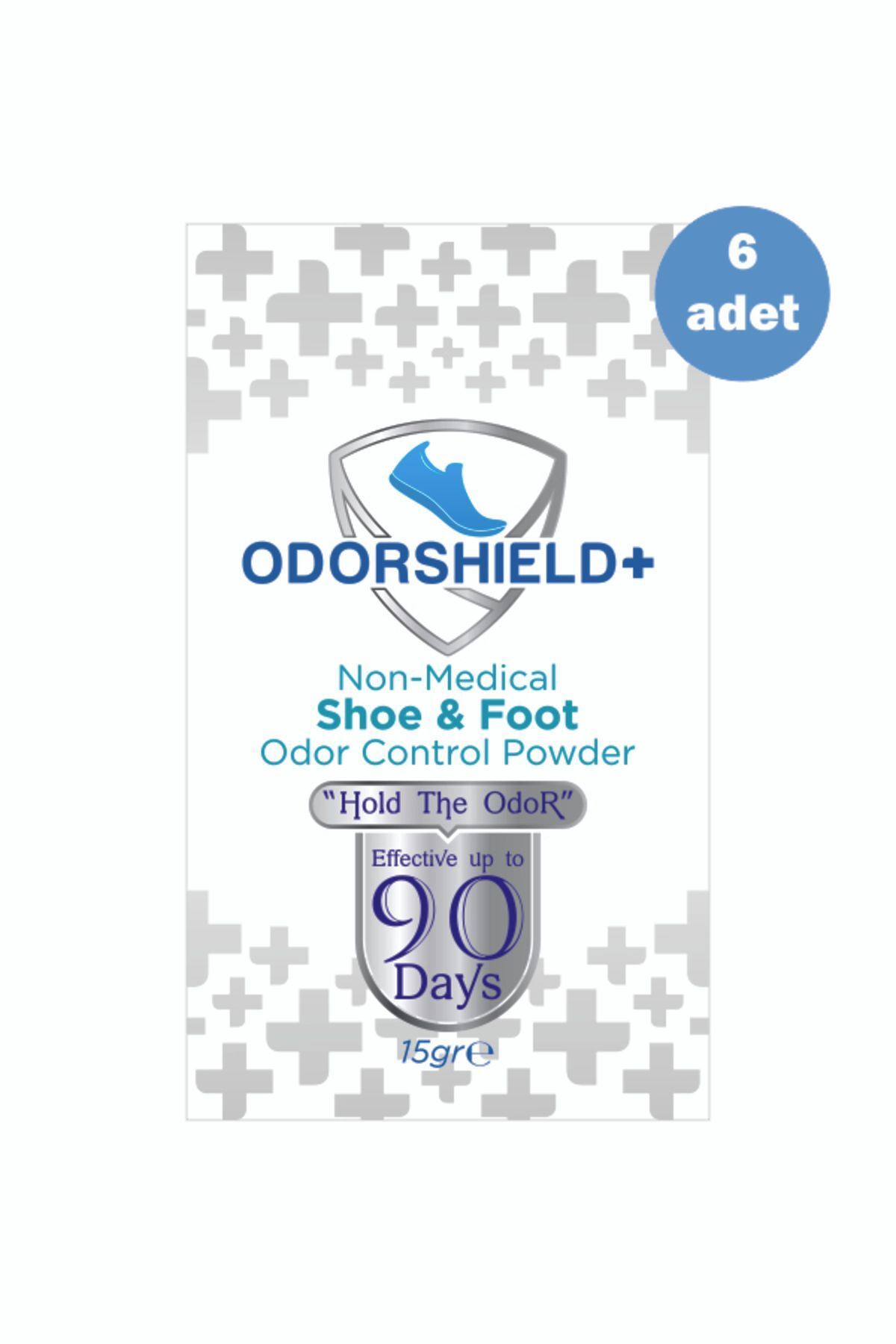Odorshield+ 6 Adet Ayak Koku Giderici - Ayakkabı Koku Giderici Toz - 90 Gün Etkili