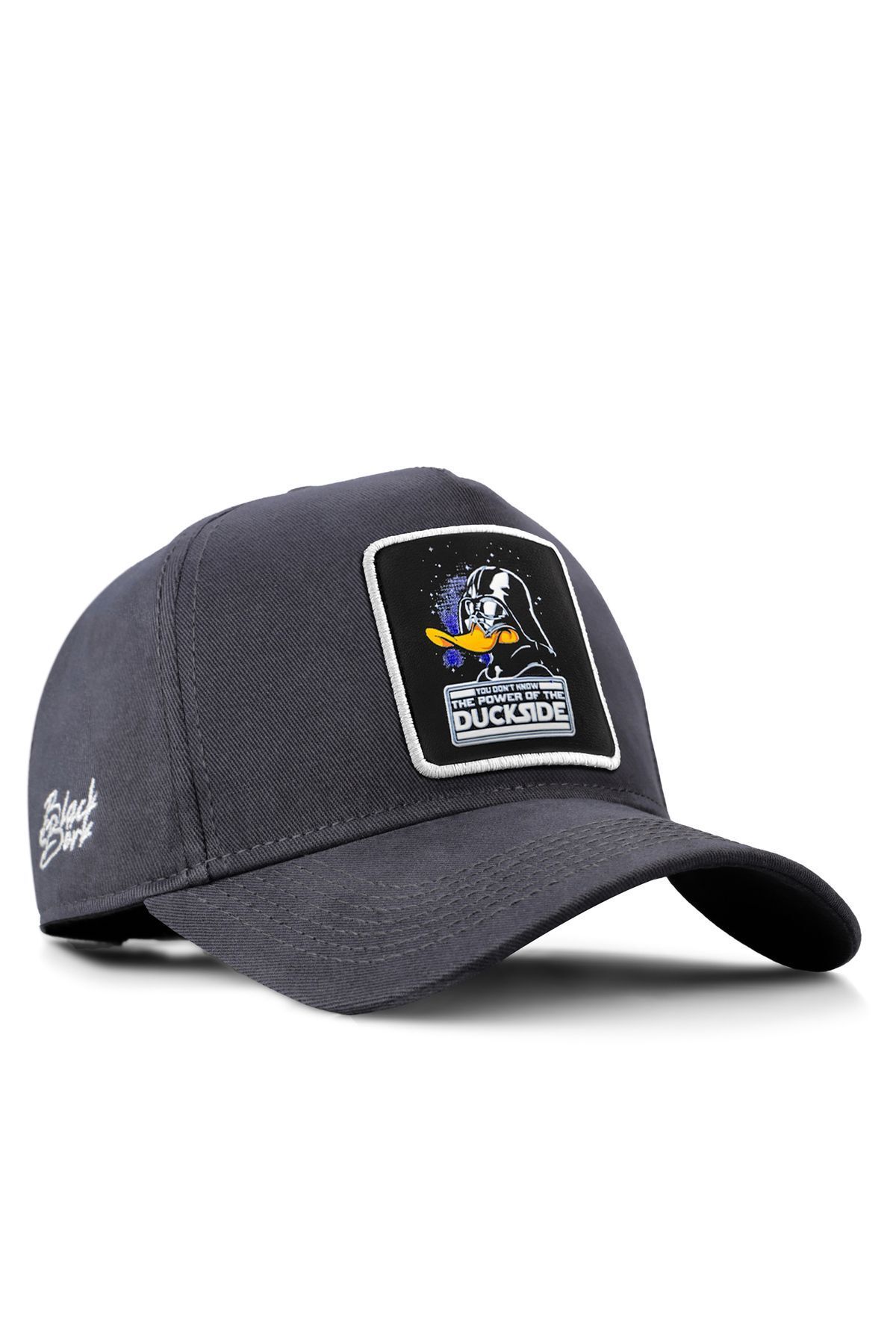 BlackBörk V1 Baseball Duckside - 1sb Kod Logolu Unisex Antrasit Şapka (CAP)