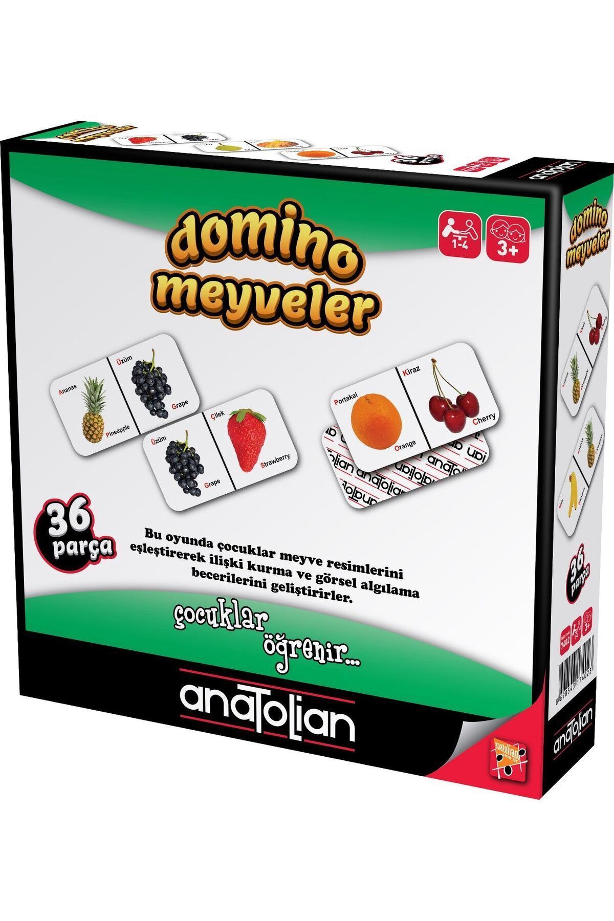 Anatolian Puzzle Anatolian 7402 Meyveler Domino Oyunu