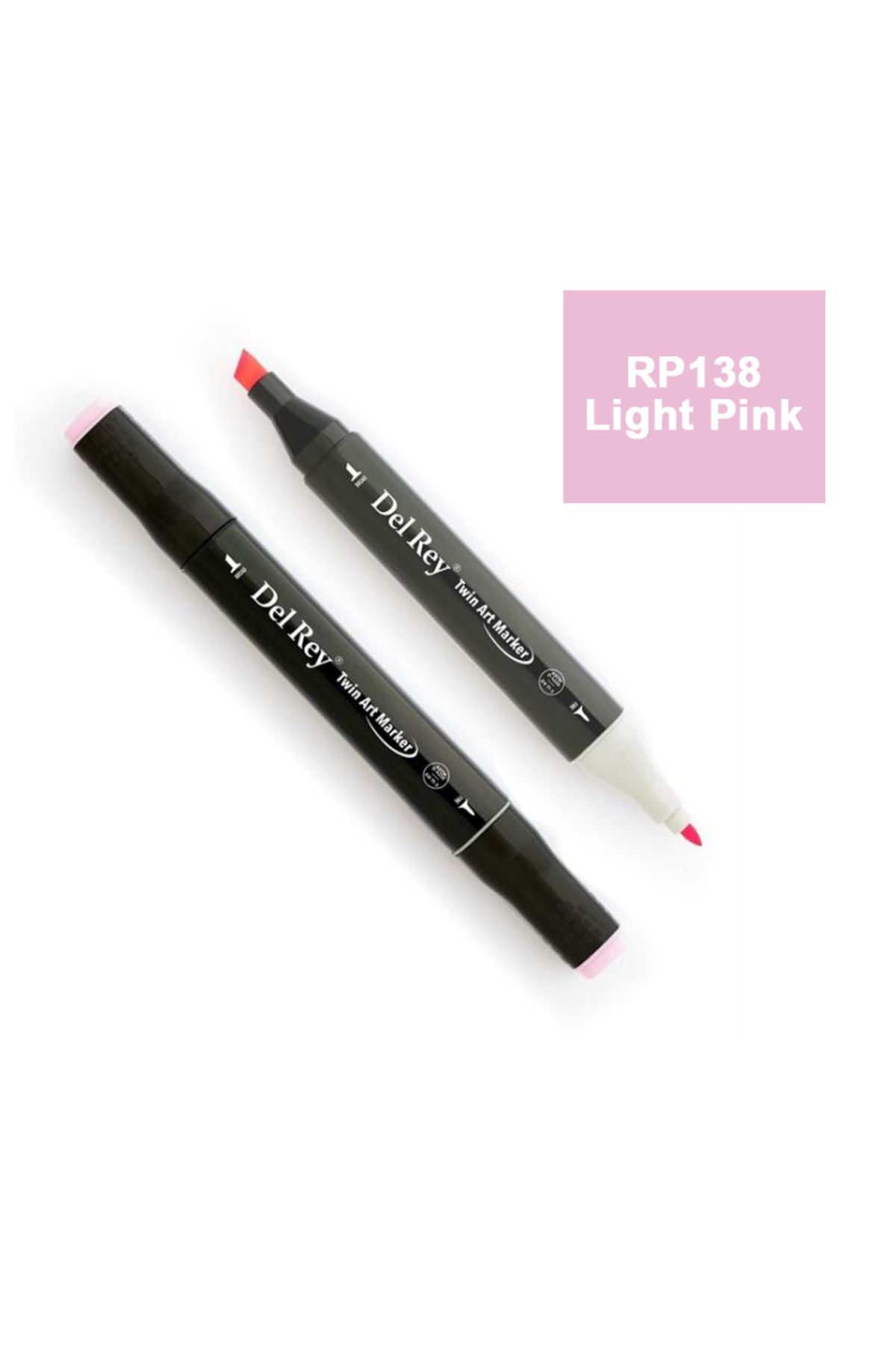Pebeo Del Rey Twın Marker Rp138 Light Pink Çift Uçlu Grafik Kalemi Mn-Dr138