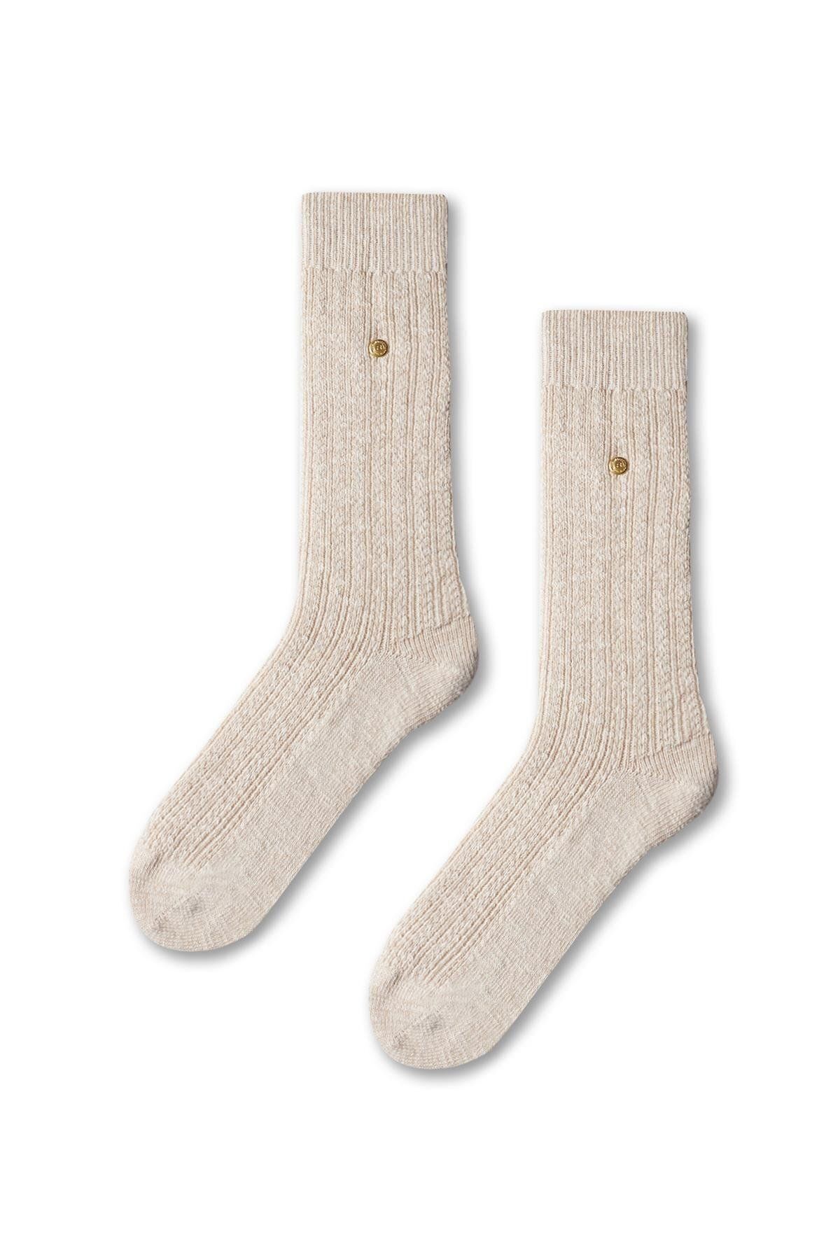 Katia & Bony Kadın Desenli Kalın Soket Çorap BEJ