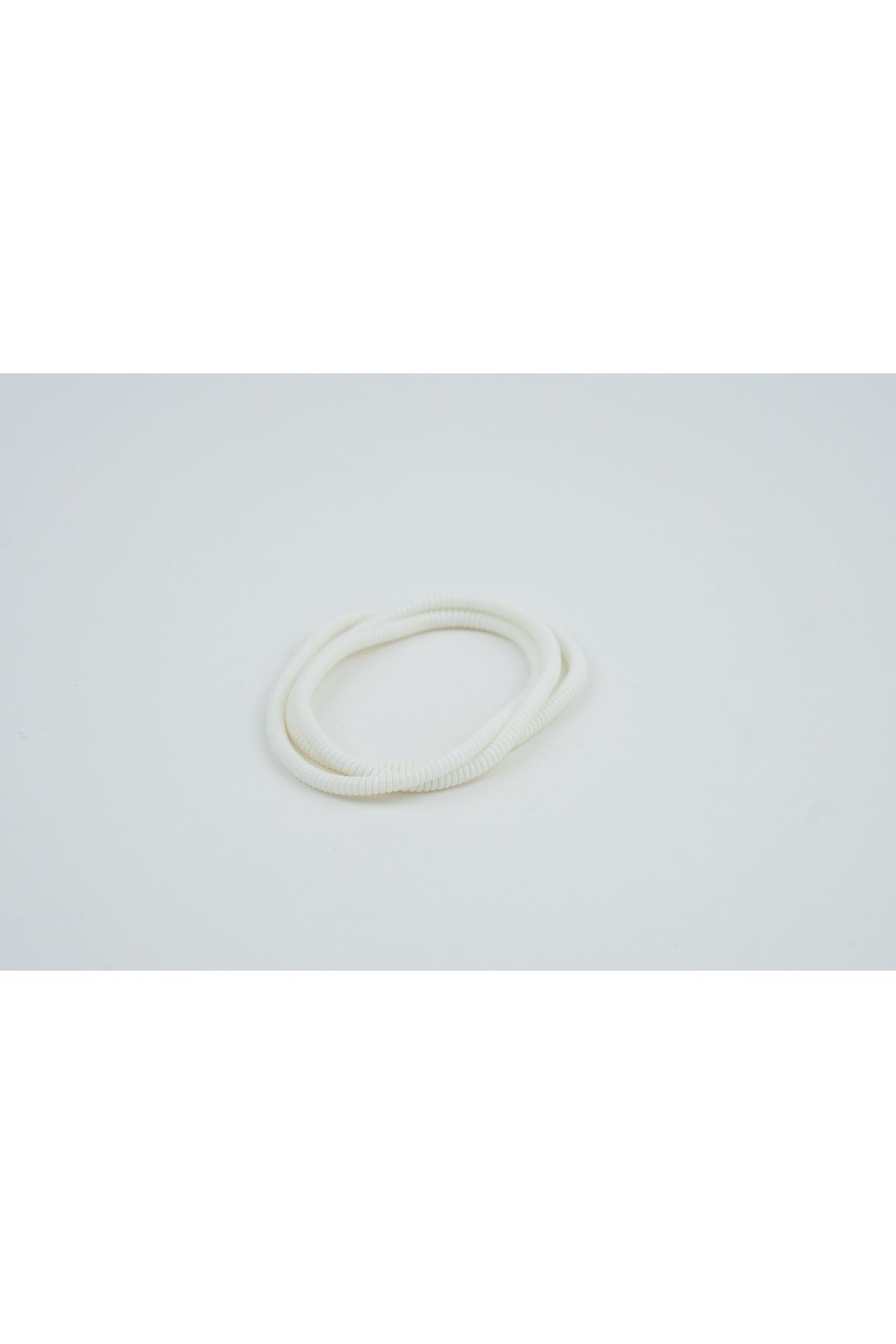 Spelt Kulaklık Kablosu Ince Kablo Kordon Koruyucu Spiral Sarma Kılıf Koruma Beyaz 50cm 4 Adet